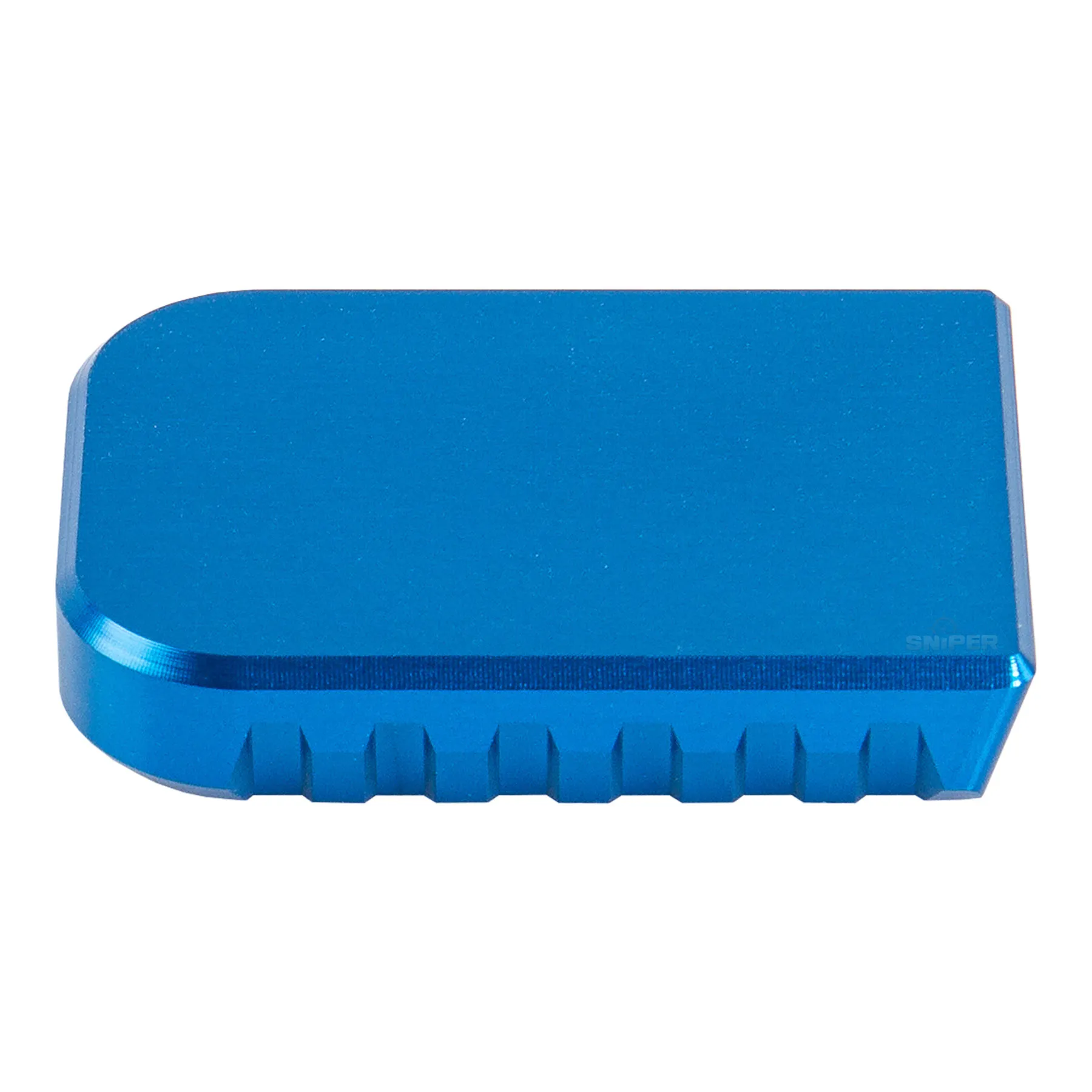 CNC Alu Mag Base für Marui Glock, Blue, Thin