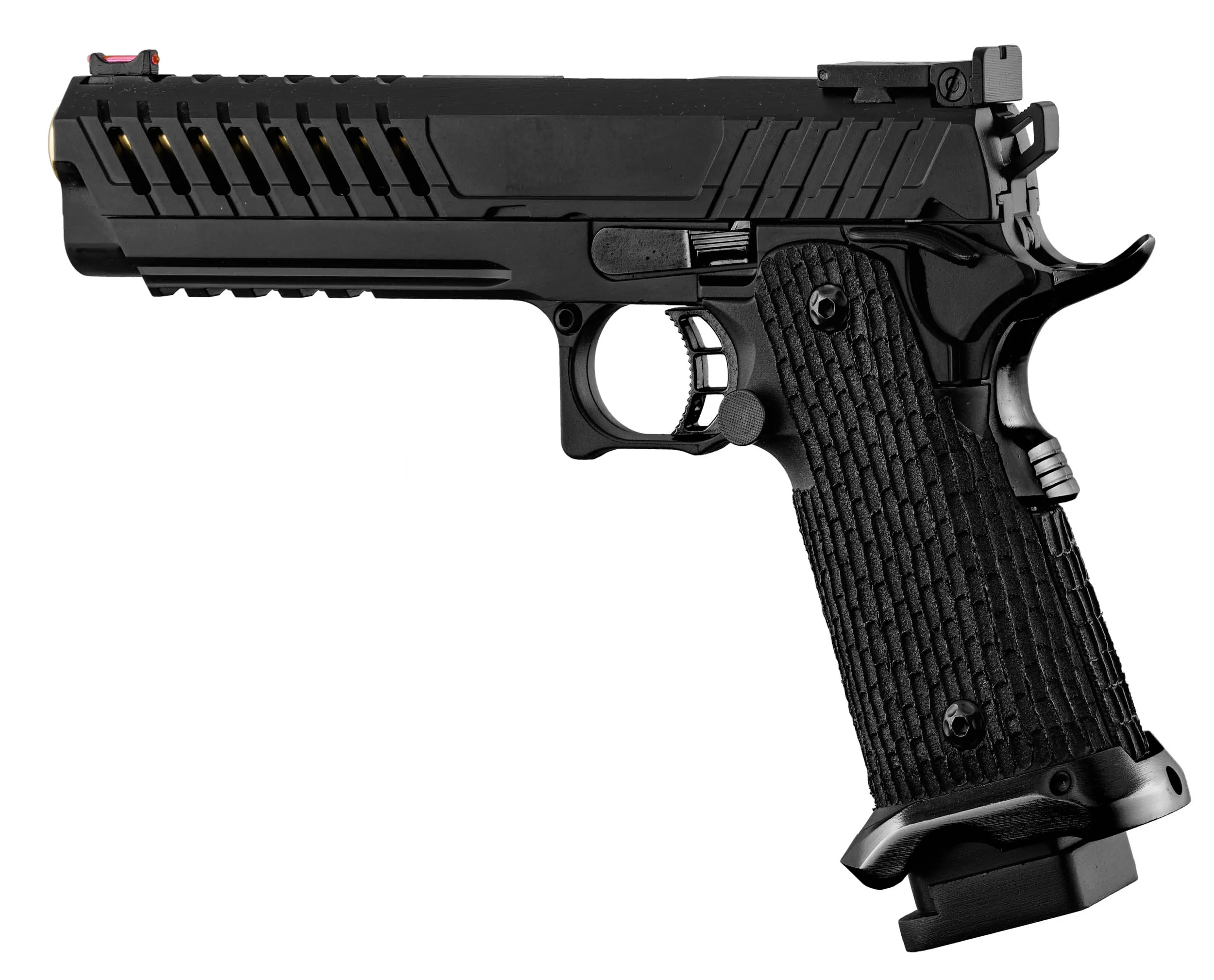 Lancer Tactical LTX-6 Knightshade Hi-Capa GBB, Black/Gold