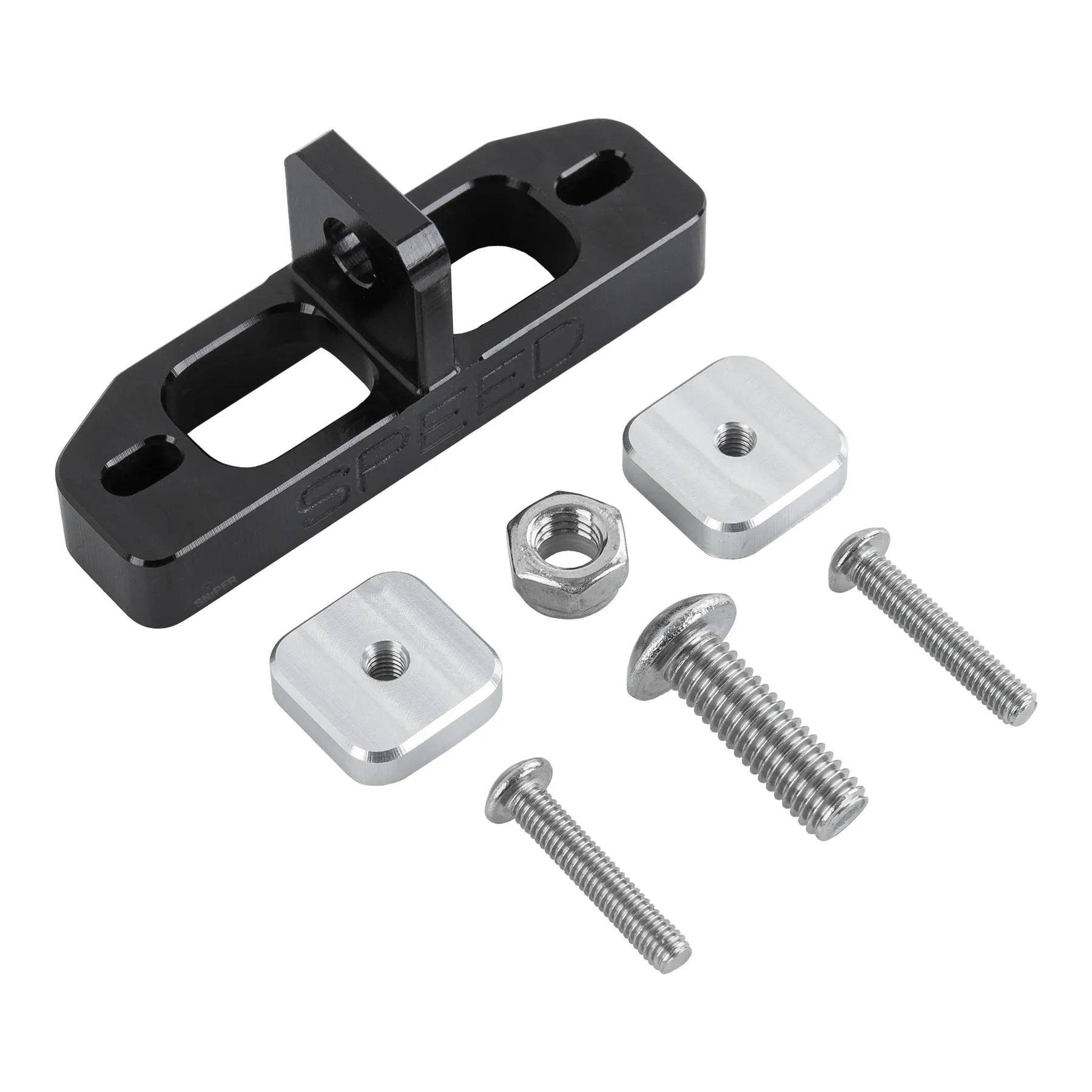 SPEED Supreme Aluminium Mask Mount für GoPro, Black