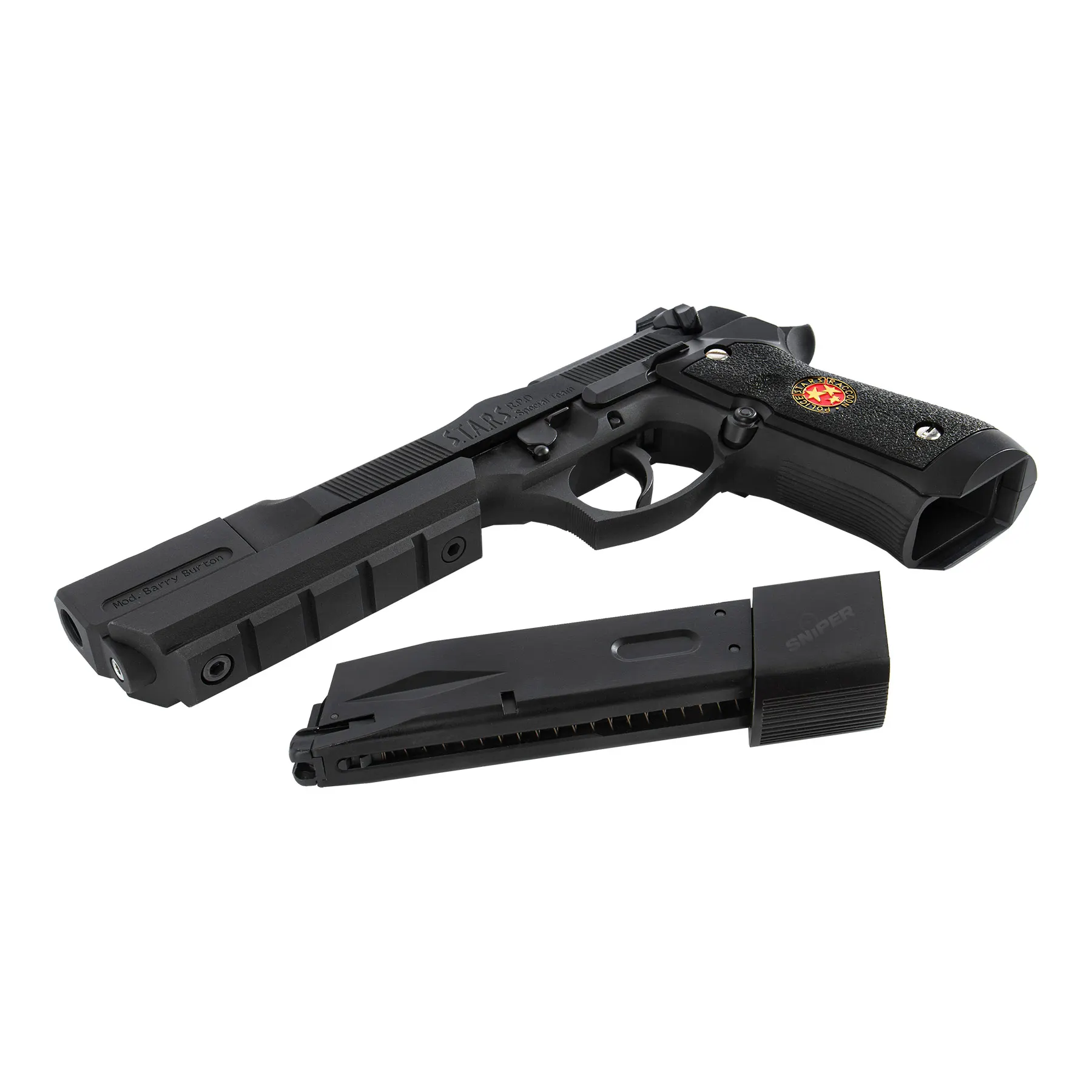 WE M92 Biohazard Extended Full Metal GBB Softair