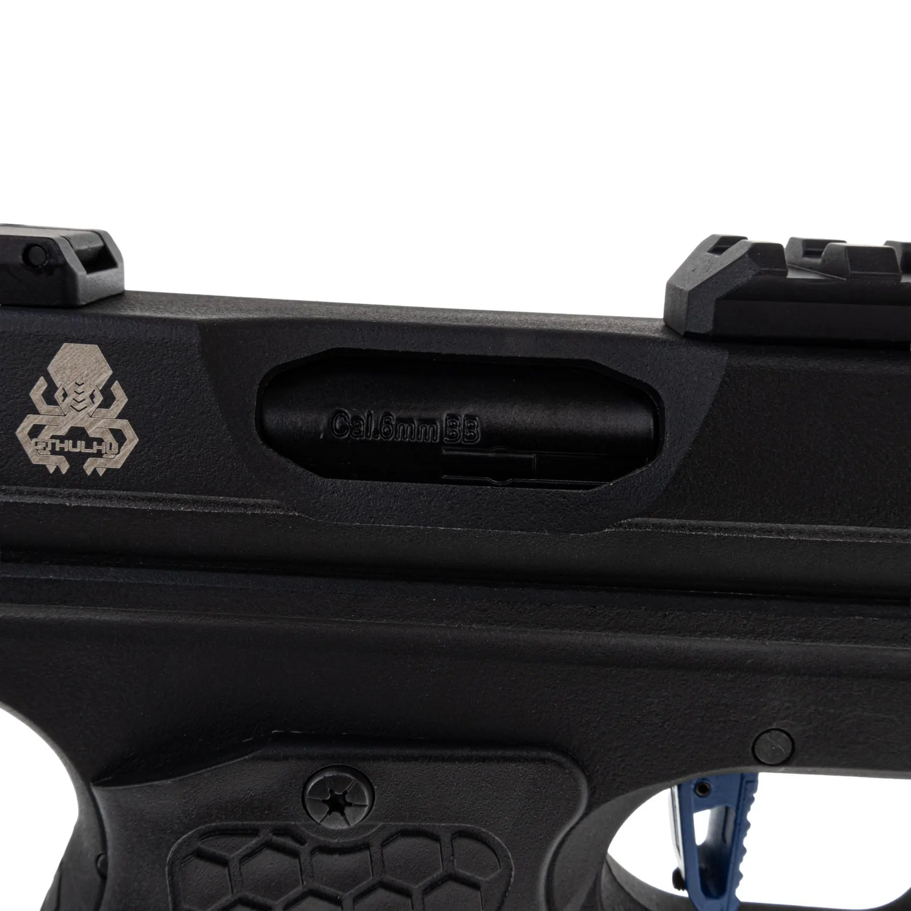 Lancer Tandemkross Cthulhu GBB Softair Pistole, Black/Blue