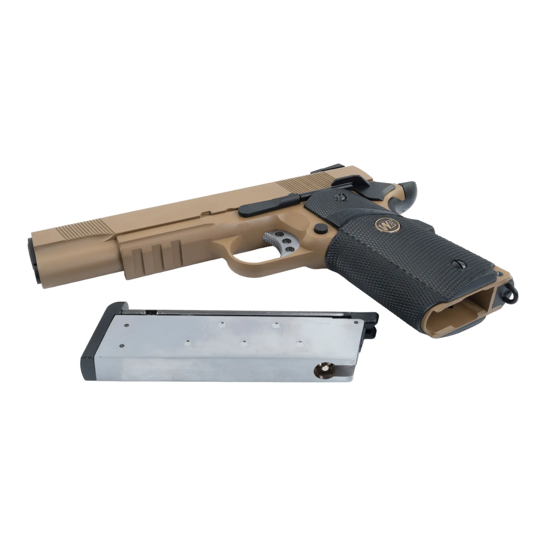 WE MEU Pistole Rail Version, Tan