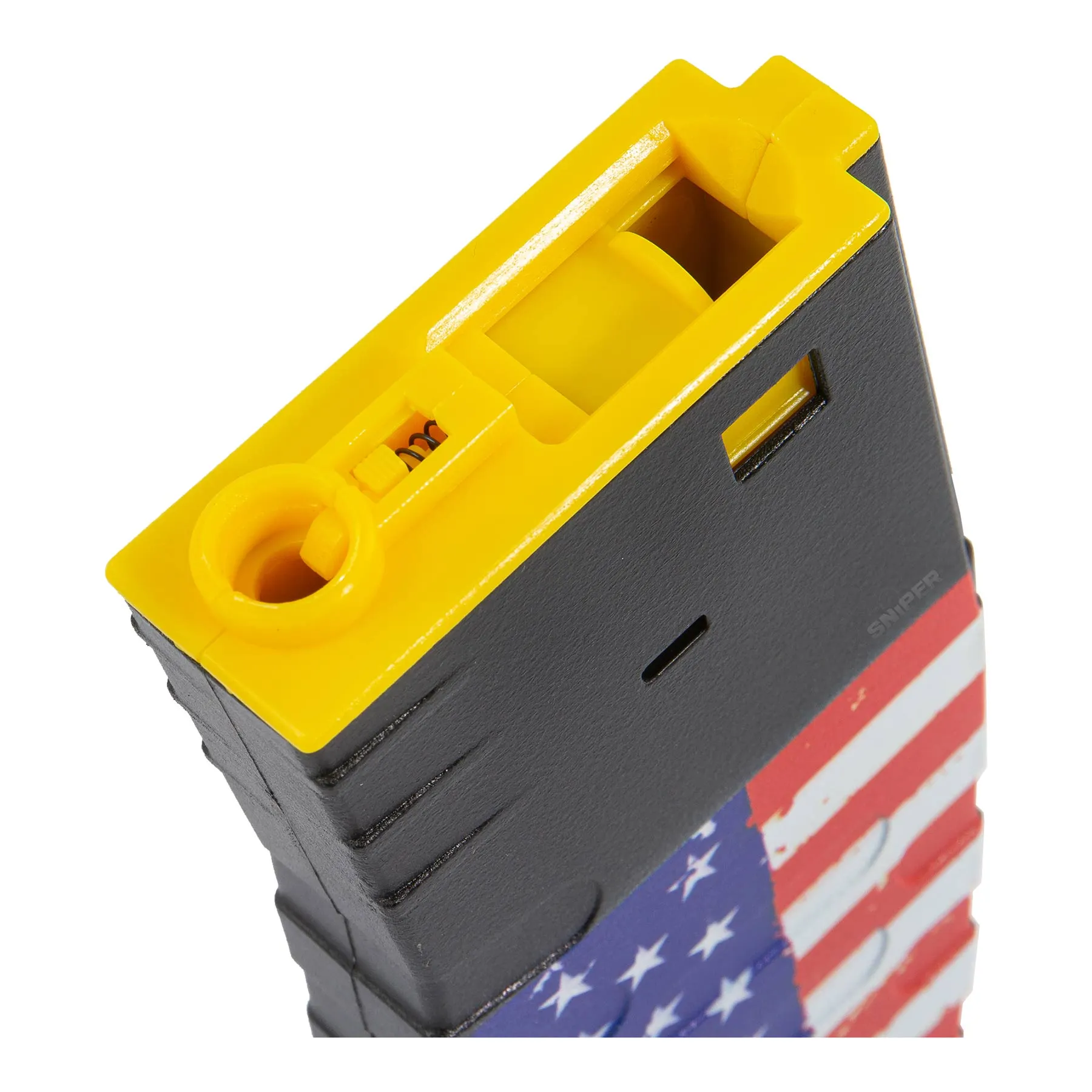 U Magazin American Flag Hi Cap 300rds, Black