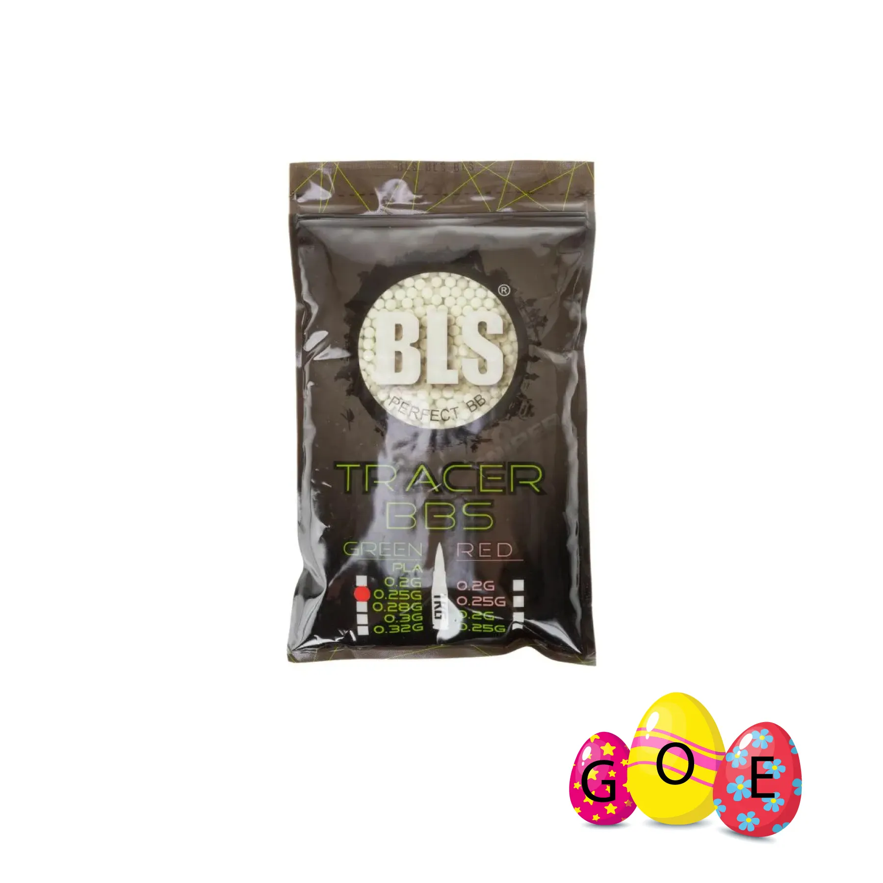 BLS Bio Tracer BBs 0,25g Green, 1kg Beutel