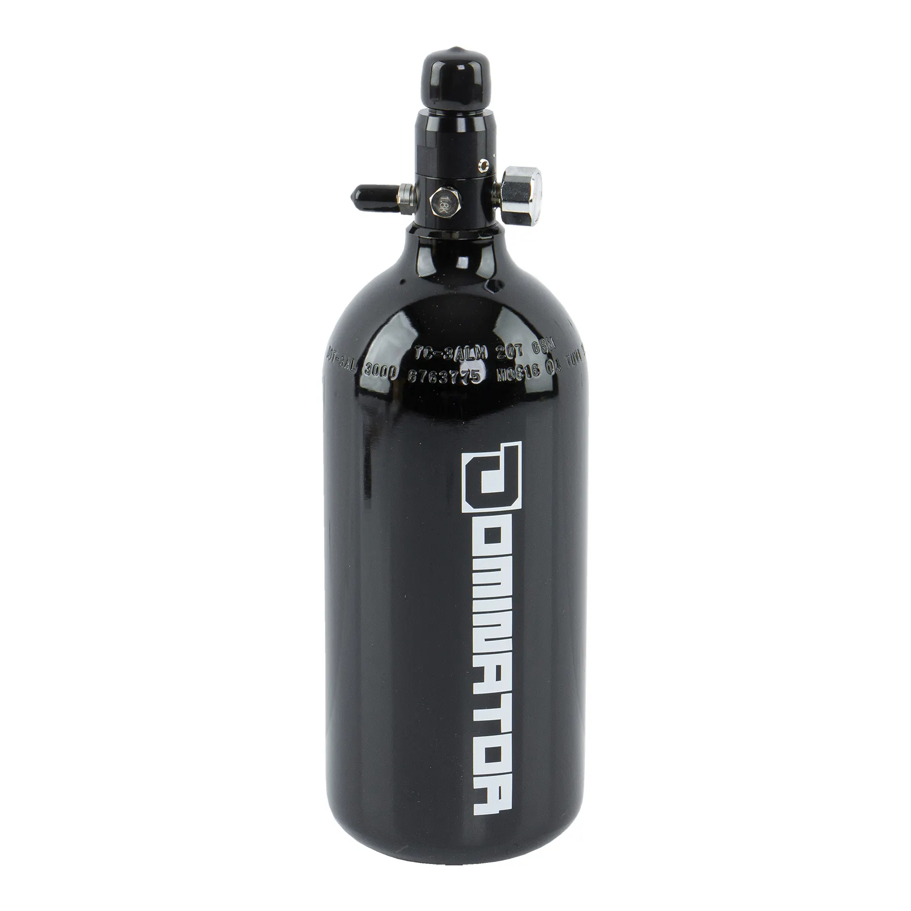 Dominator 0,8L HPA Aluminium Tank w/ 3000PSI Regulator Dominator 0,8L HPA Aluminium Tank w/ 3000PSI Regulator