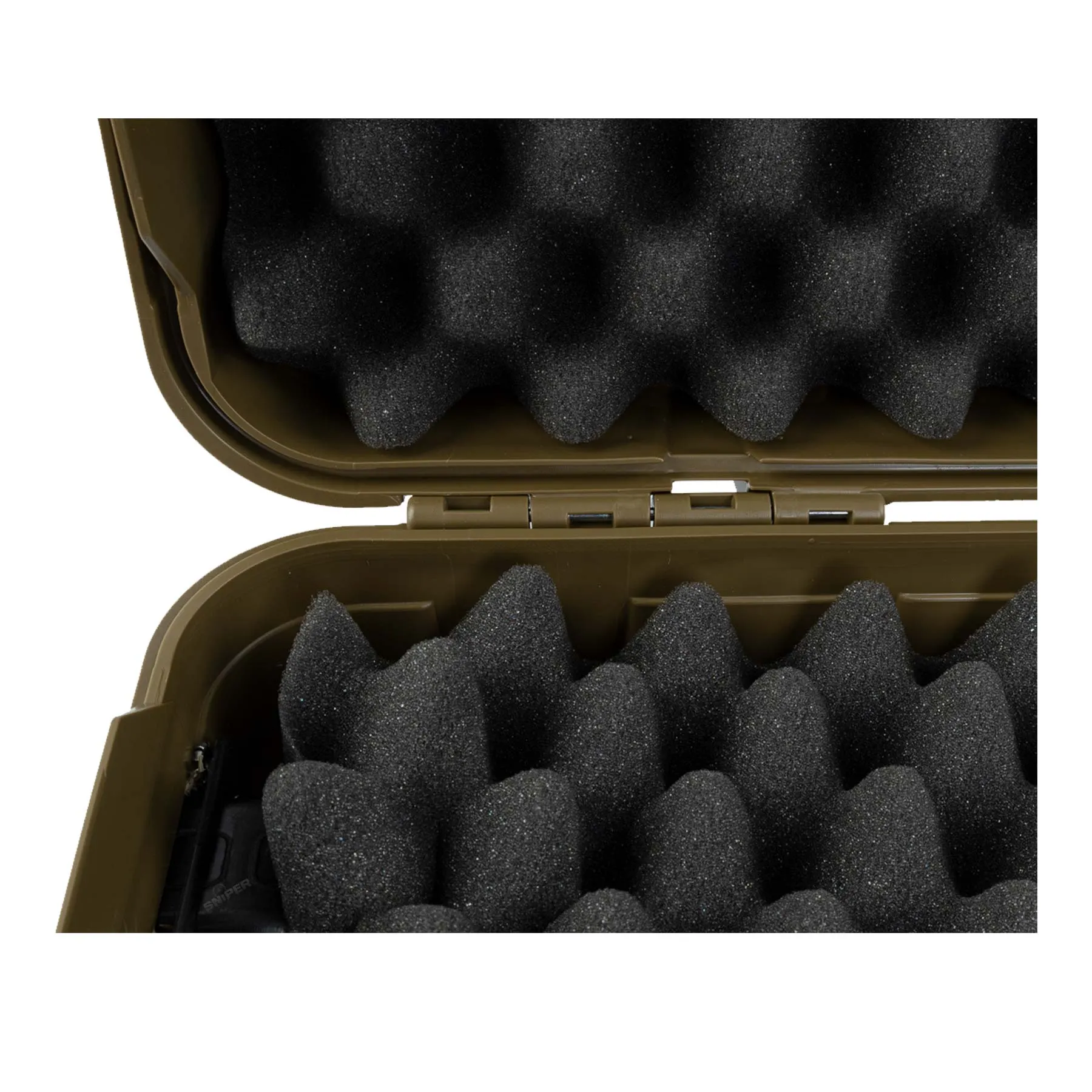 Reapo Waffenkoffer Wave Foam 90cm mit Rollen, Coyote Kofferset Reapo Waffenkoffer 90 cm, wave foam coyote