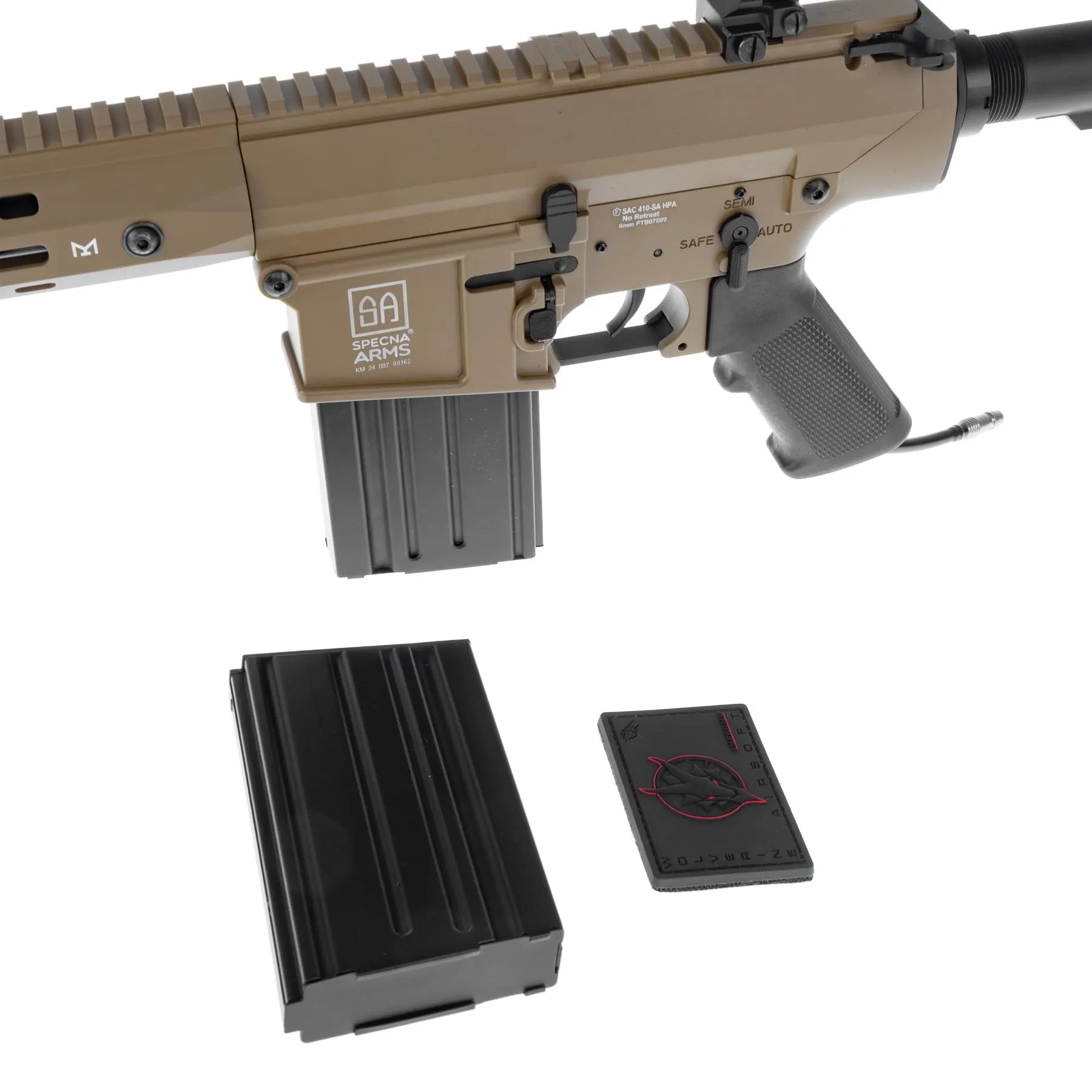 SAC x Wolverine SA-E35 DMR Rifle HPA, Tan