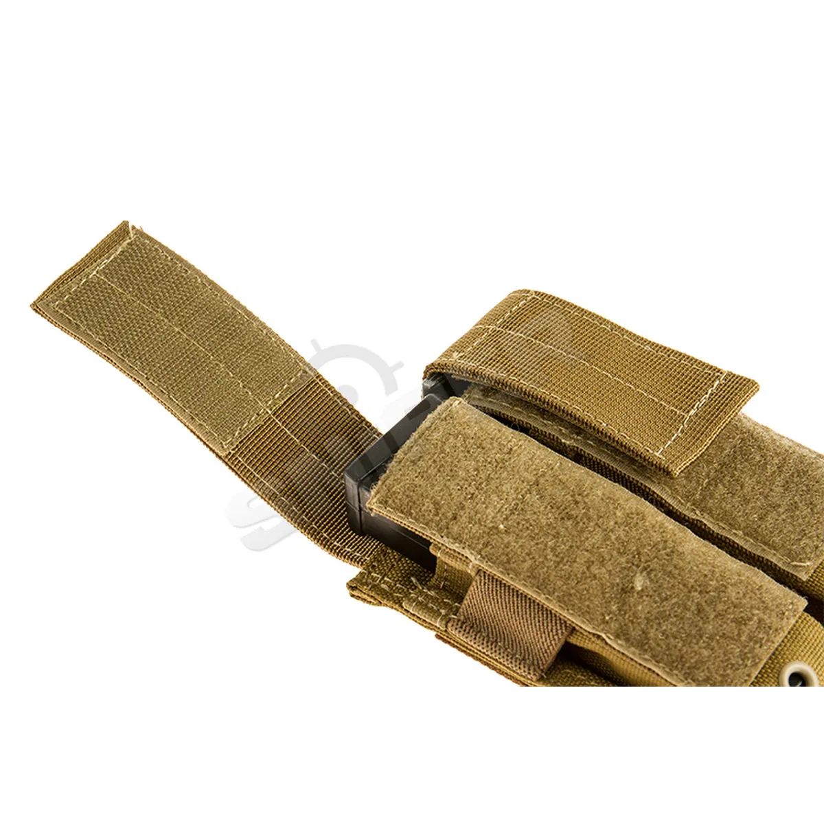 Double Pistol Mag Pouch, Khaki