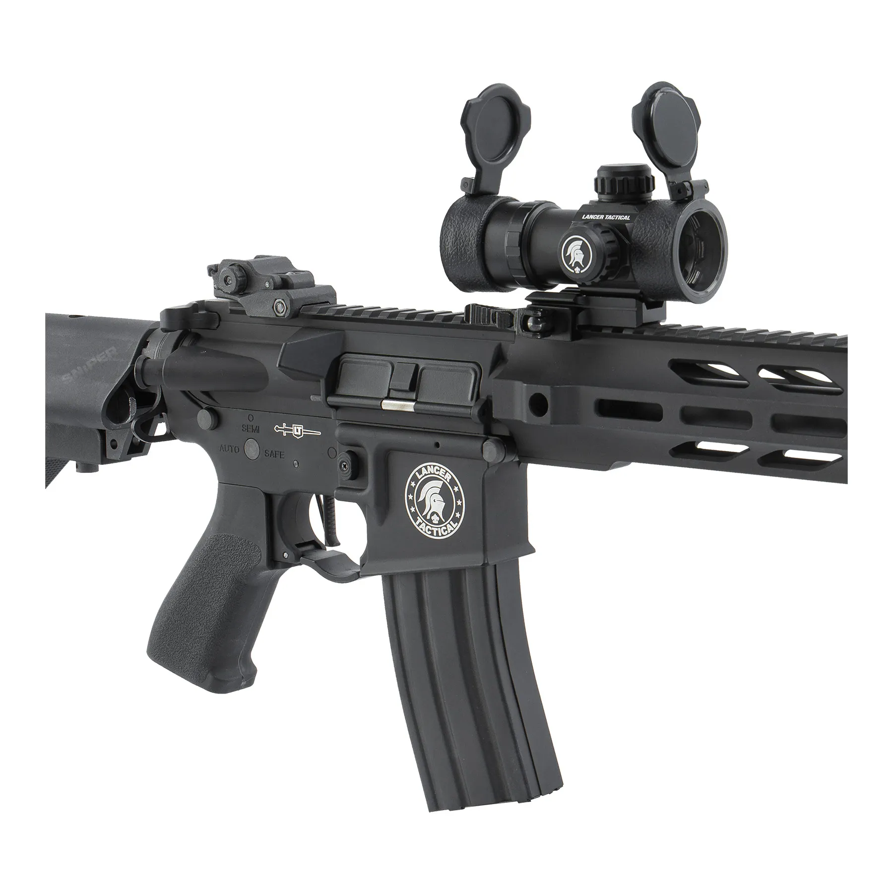Interceptor Hybrid 10" (S)AEG w/ Compact Red Dot Sight, Black