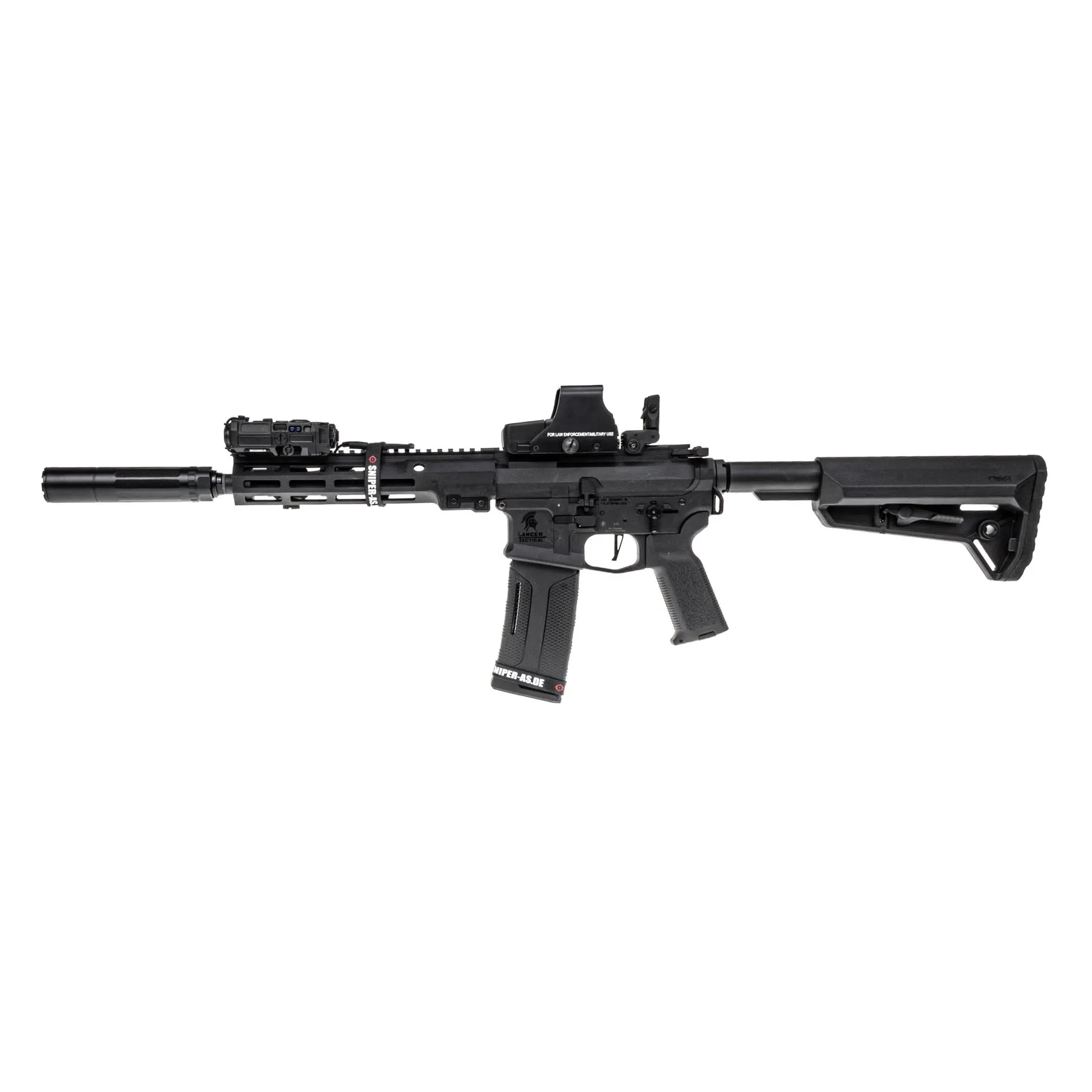 Prep my Airsoft - Lancer LT-44 8" Gen3 w/ Nebula ETU, Black
