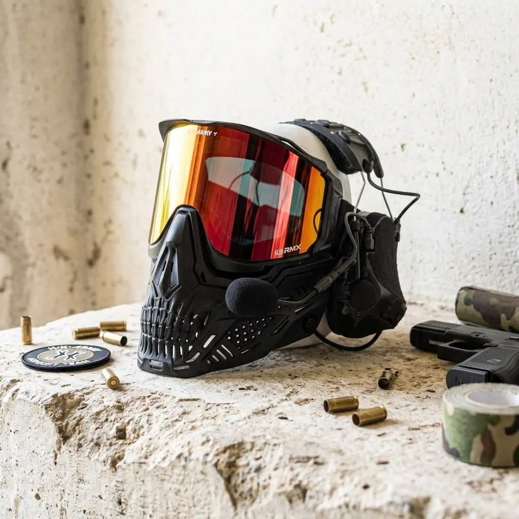 RMX GHOST Edition Goggle System, black fire #2