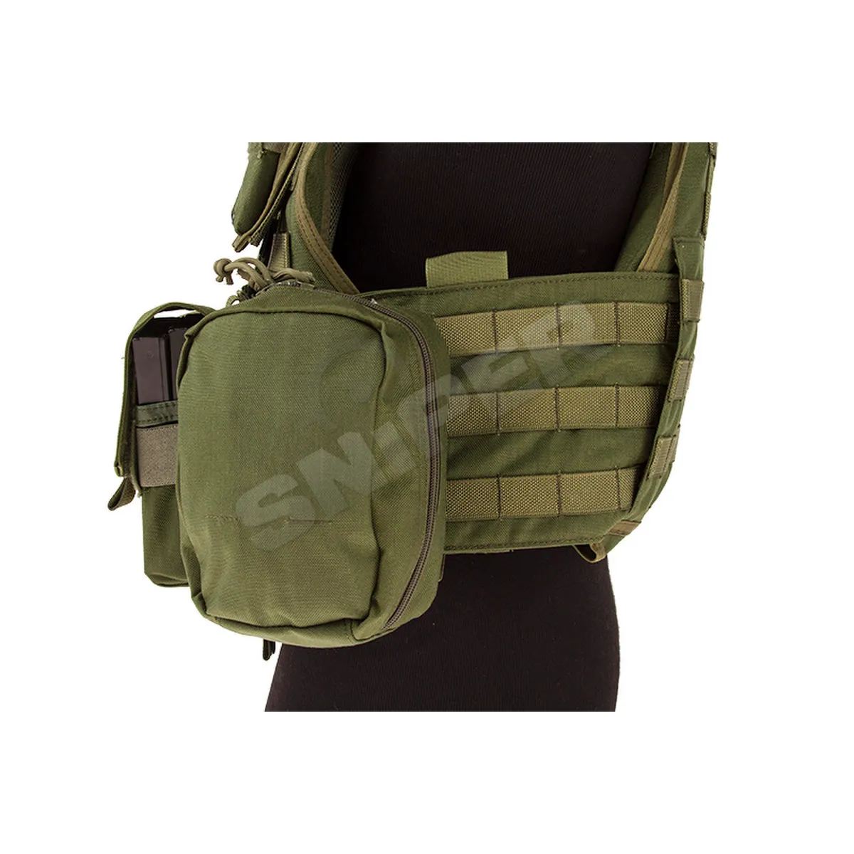 MOLLE Plate Carrier with Pouch Set, OD Green