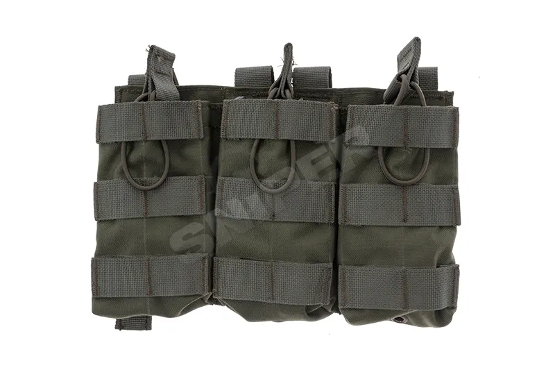 Triple M4 Fast Mag Pouch, OD Green