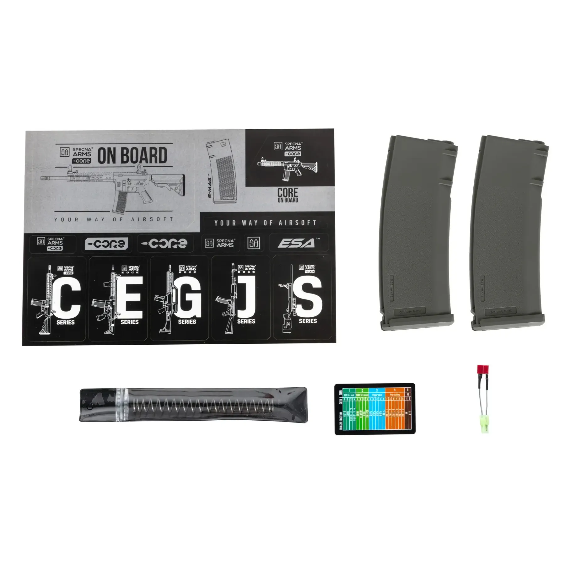 Specna Arms SA-C22 CORE Gen.2 w/ HAL ETU (S)AEG, Olive