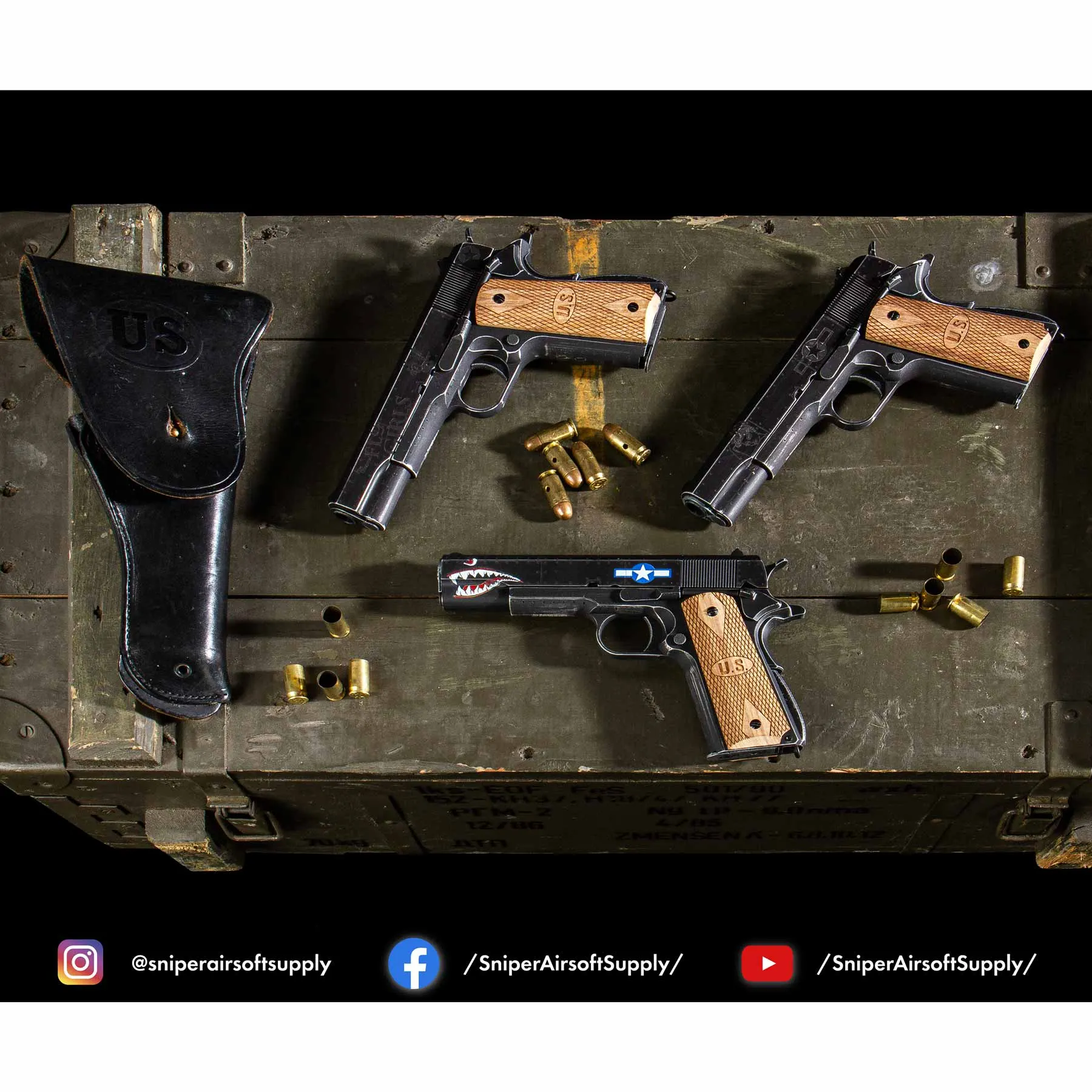 AW Custom 1911 Squadron GBB Softair Pistole