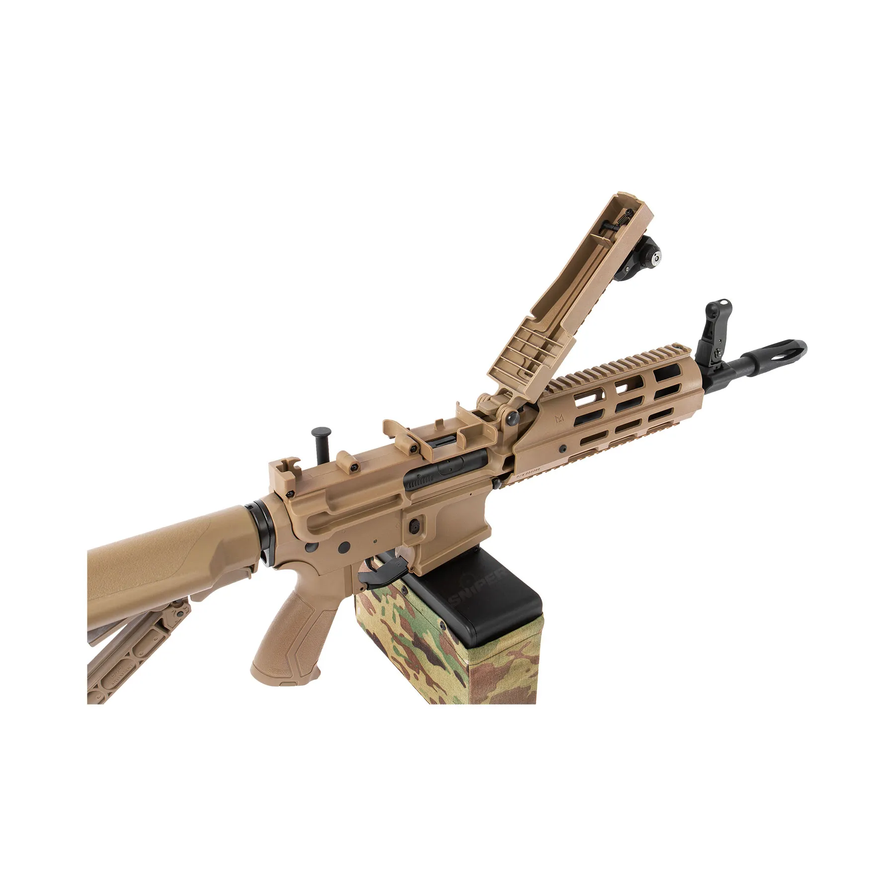CM16 LMG < 0,5J, AEG Softair Gewehr, Desert