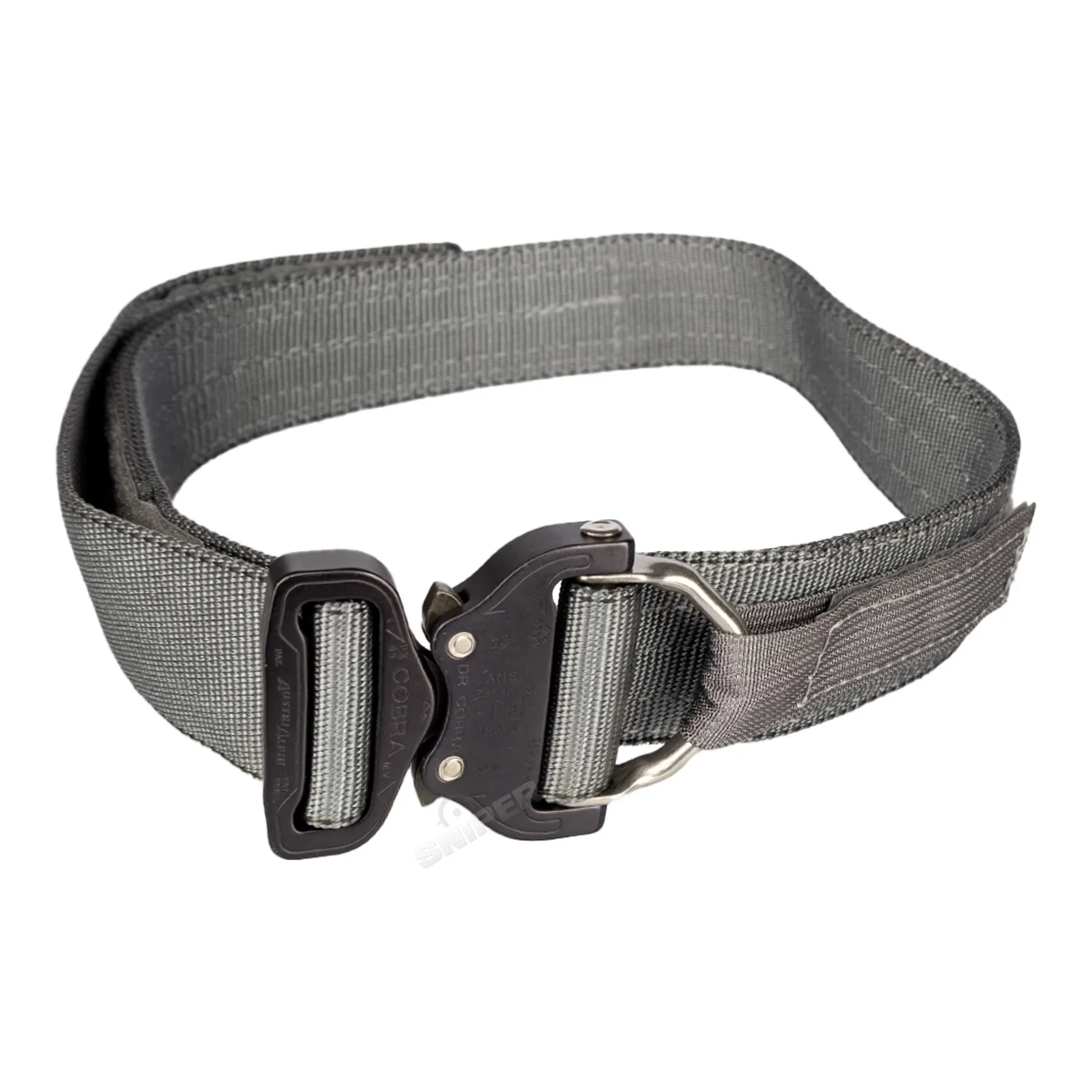 1.75 Cobra Belt mit D-Ring, Wolf Grey 1.75 Cobra Belt mit D-Ring, Wolf Grey