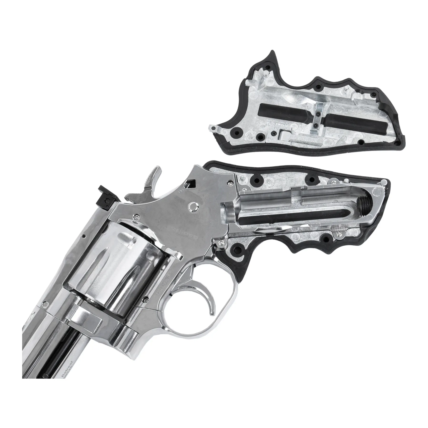 Revolver Dan Wesson 715 6" low power silver