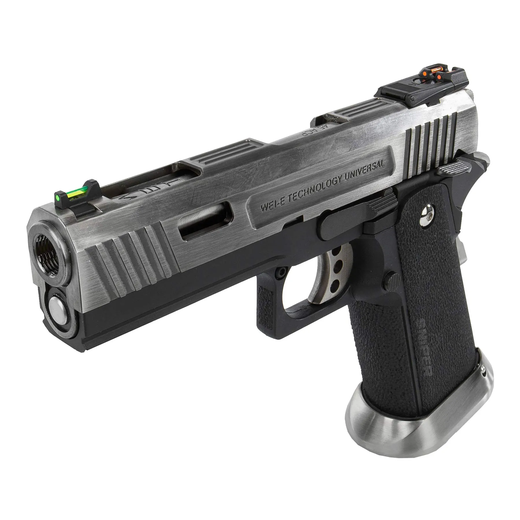 WE Hi-Capa 4.3 Force Full Metal Silver GBB Softair