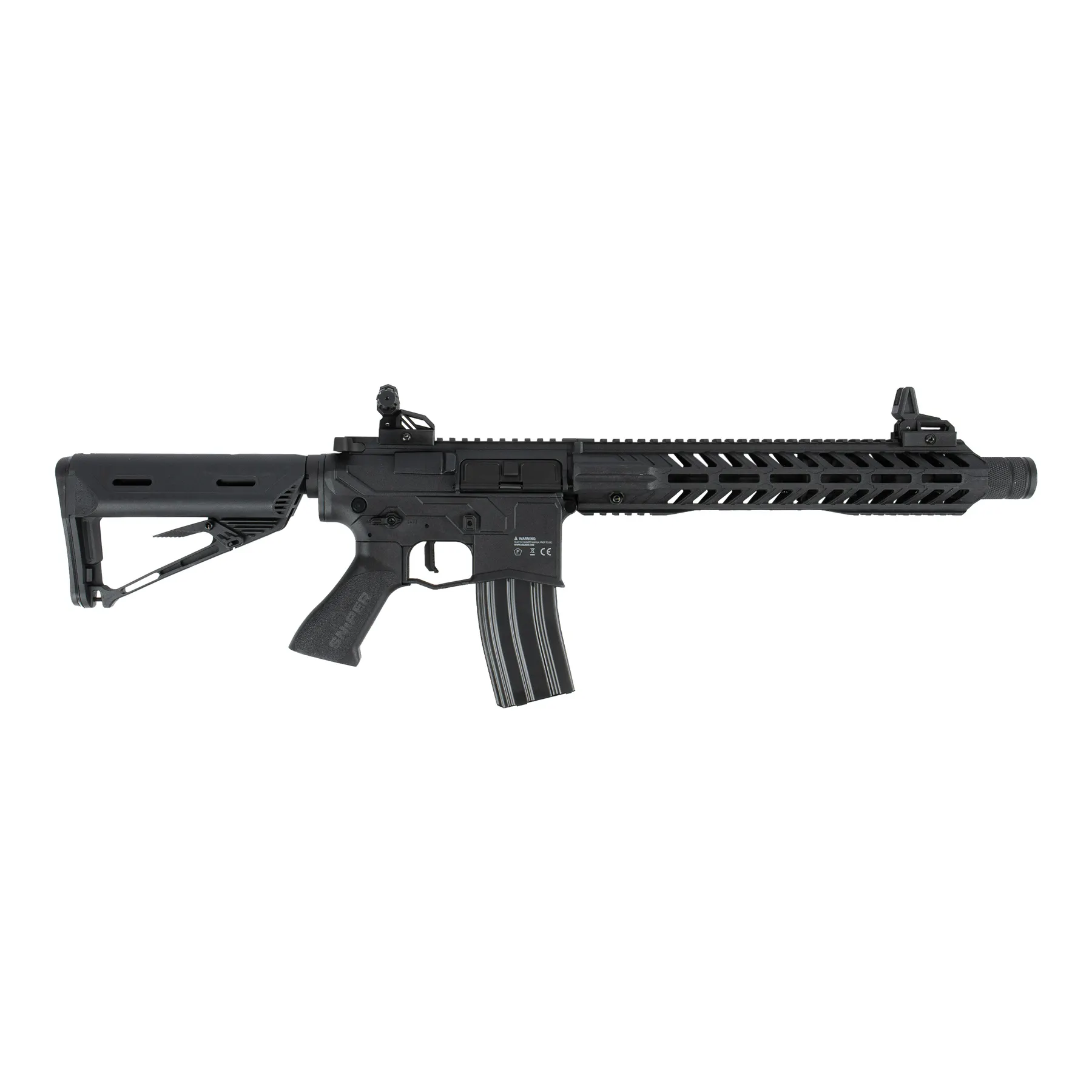 Whiskey ASL+ Hi-Velocity AEG < 0,5 Joule Softair Gewehr, Black
