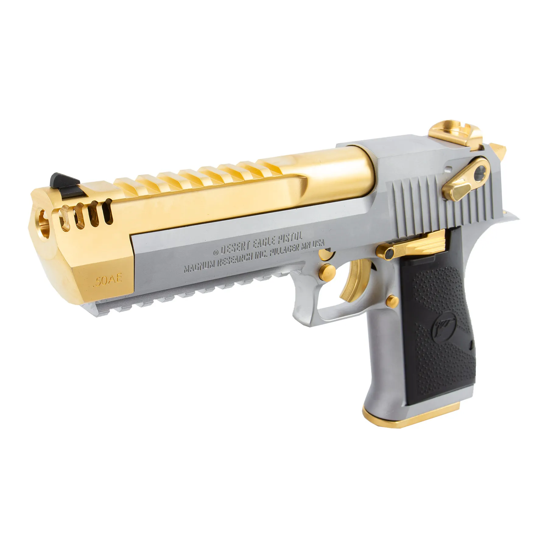Desert Eagle L6 .50AE GBB, Gold/Silver