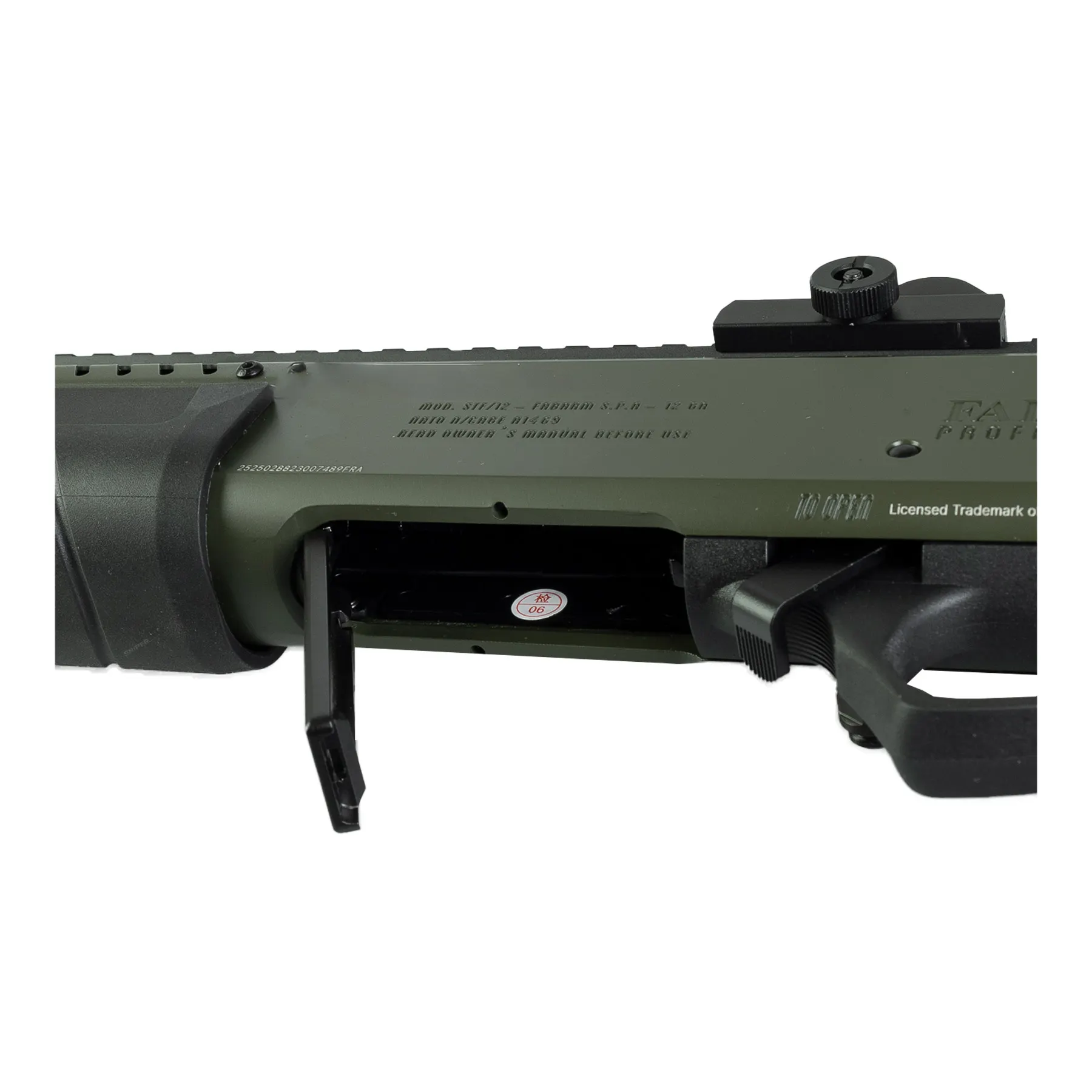 Fabarm STF12 Compact 11" Gas Pumpgun, OD Fabarm STF12 Compact 11" Gas Pumpgun, OD