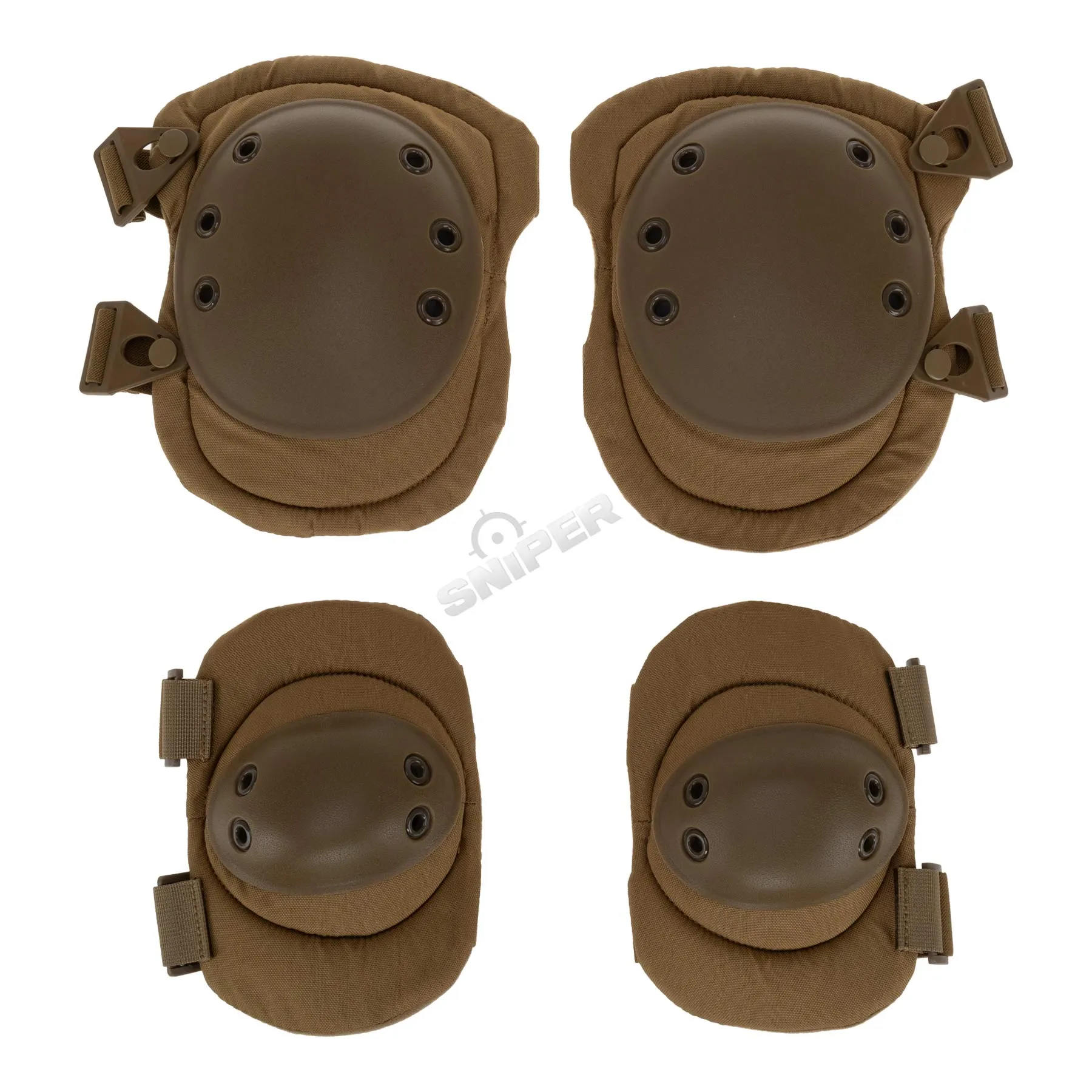 Reapo Knee and Elbow Protection Set, Tan Reapo Knee and Elbow Protection Set, Tan