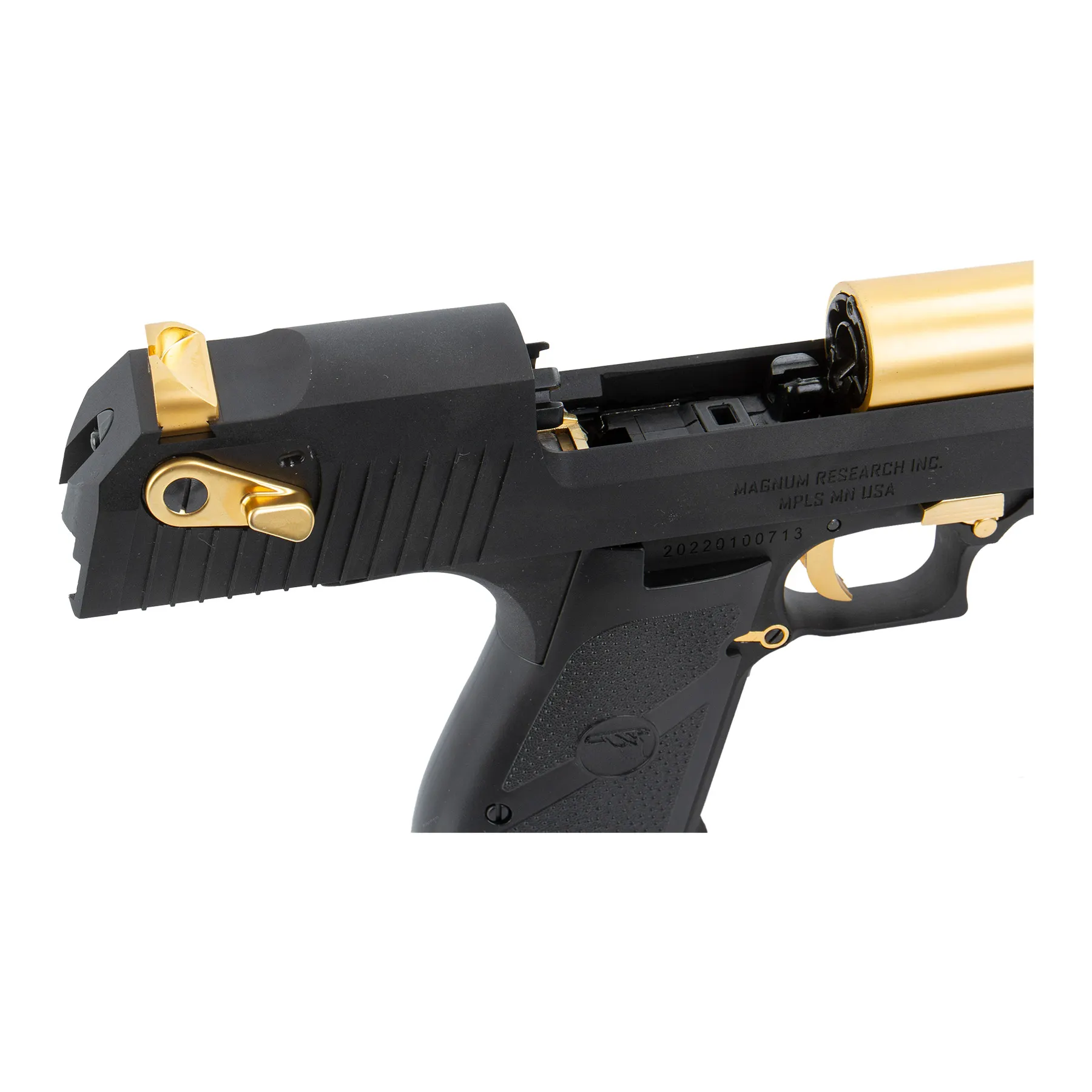 Desert Eagle L6 .50AE GBB, Gold/Black
