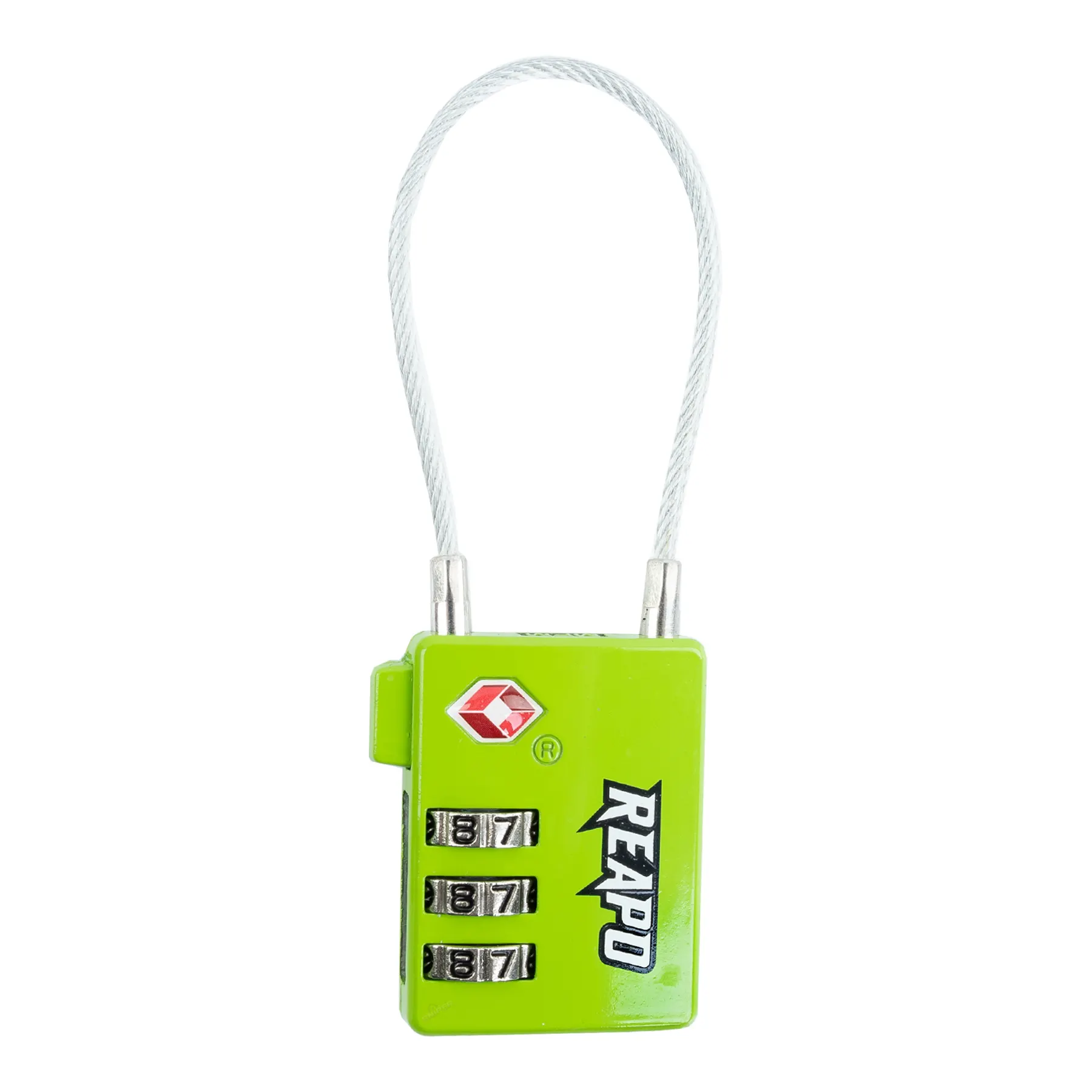 REAPO XL Zahlenschloss comfort TSA lock, Green