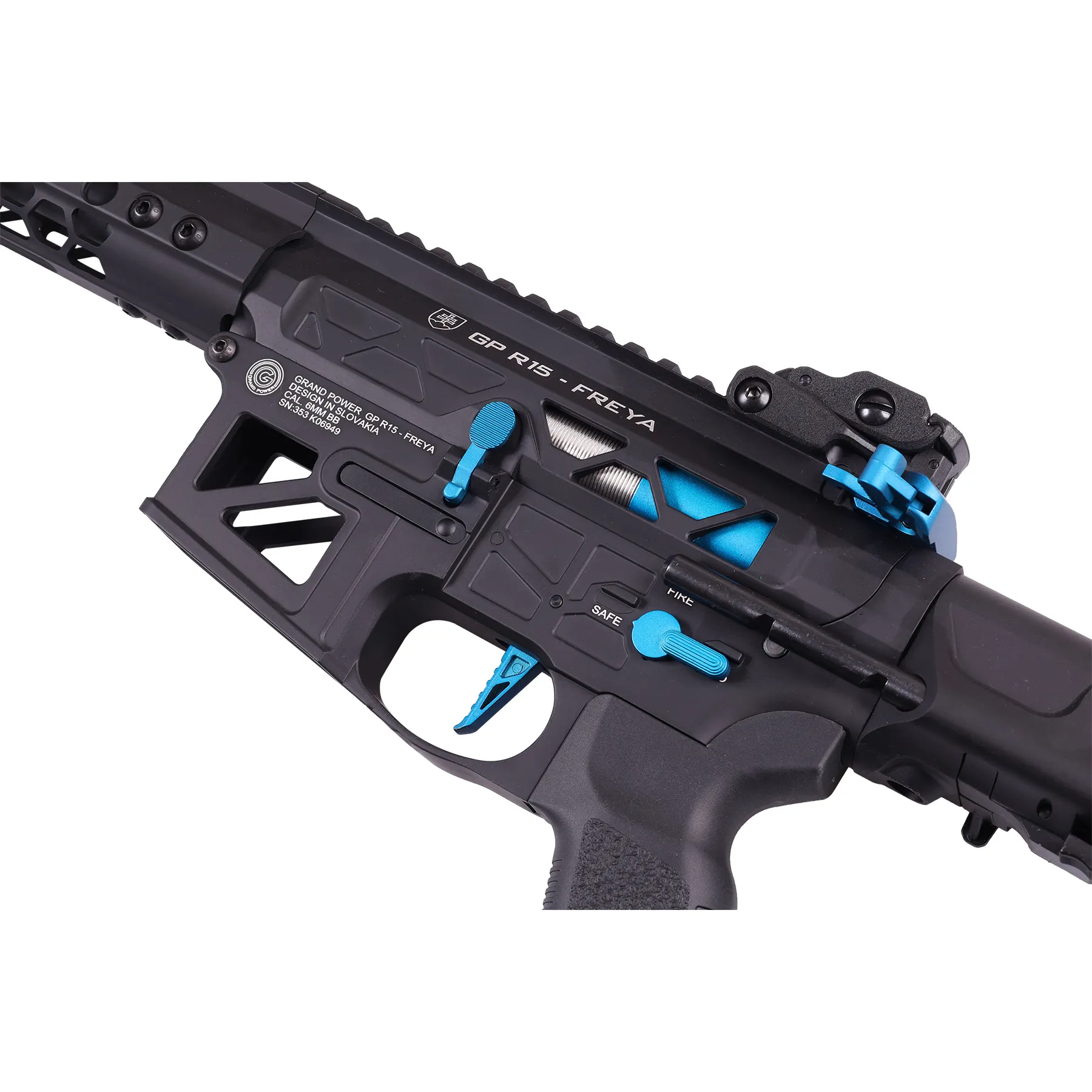Delta Armory FREYA Skeleton PDW Gen.2 12,5", Black/Blue