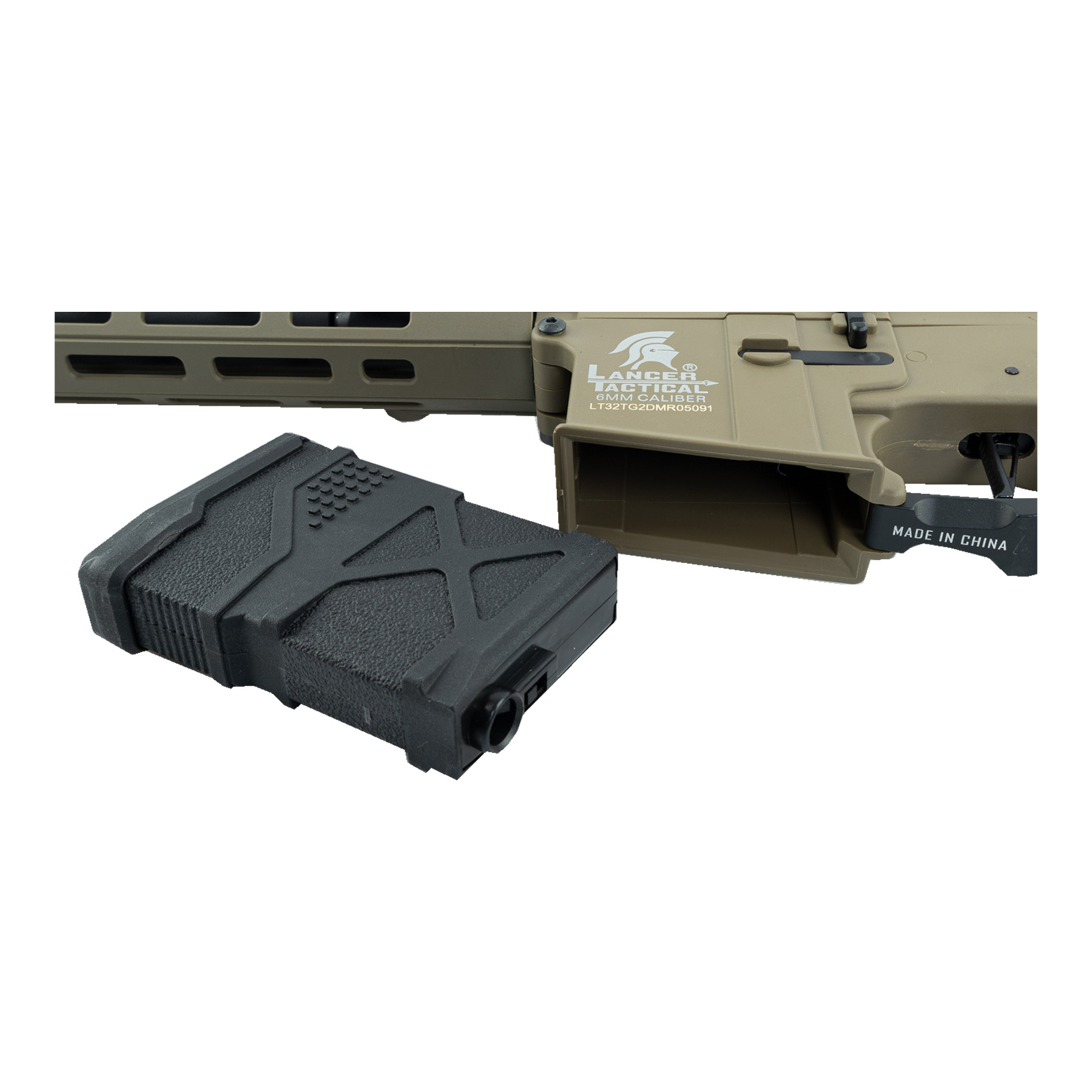 Einsteiger Set #3 - LT-32 DMR w/ Scope & Bipod (S)AEG, Tan