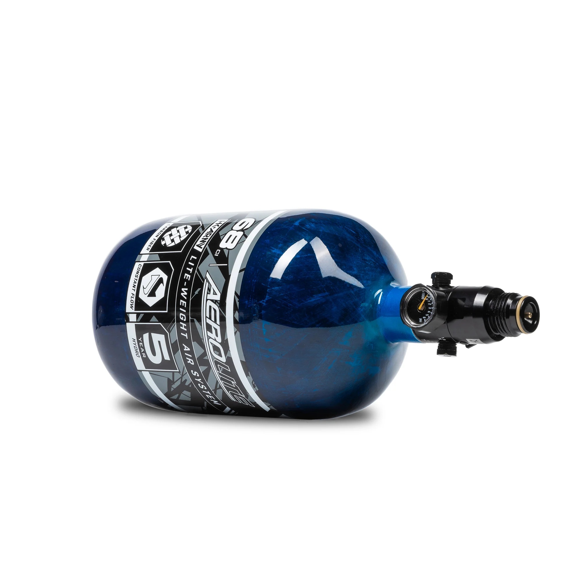 HK Army Aerolite Carbon Fiber Tank w/ Regulator 68/4500, Blue