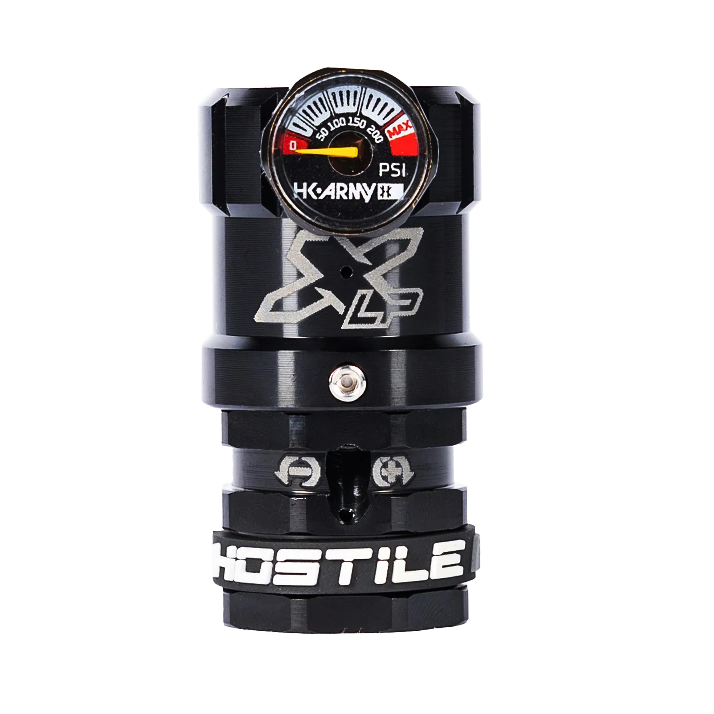 Hostile LXP Regulator Side Port, Black Hostile LXP Regulator Side Port, Black