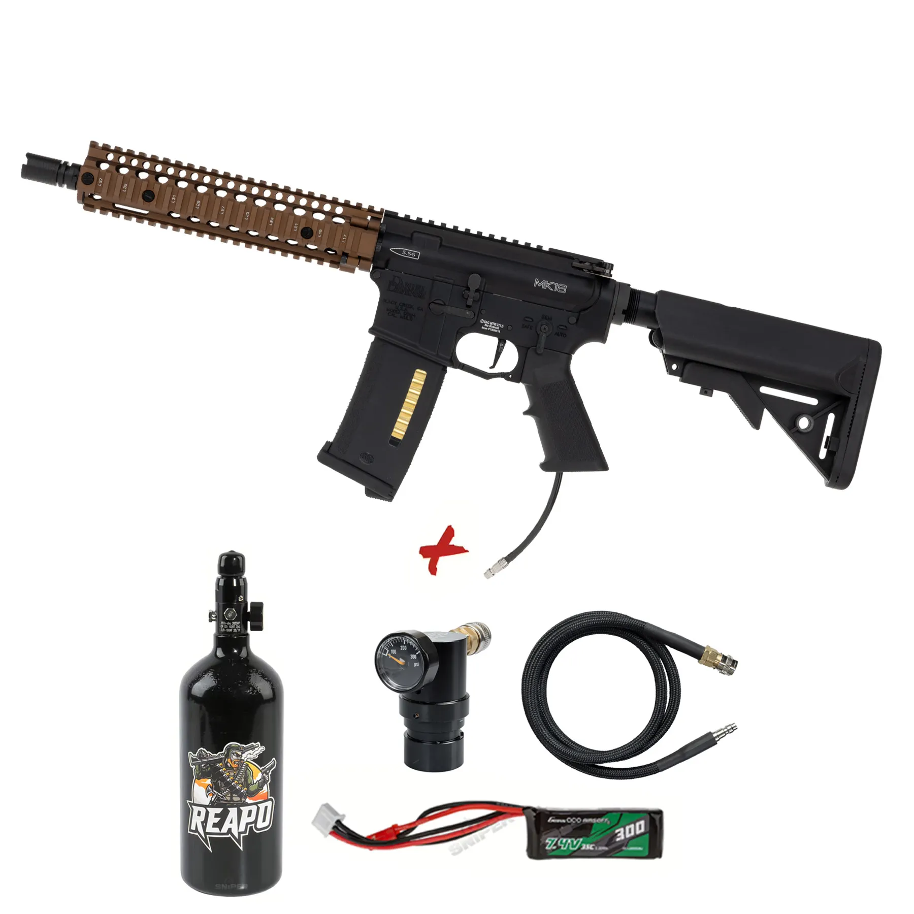 HPA Deal #1 - SAC x MTW Daniel Defense MK18 HPA, Dualtone