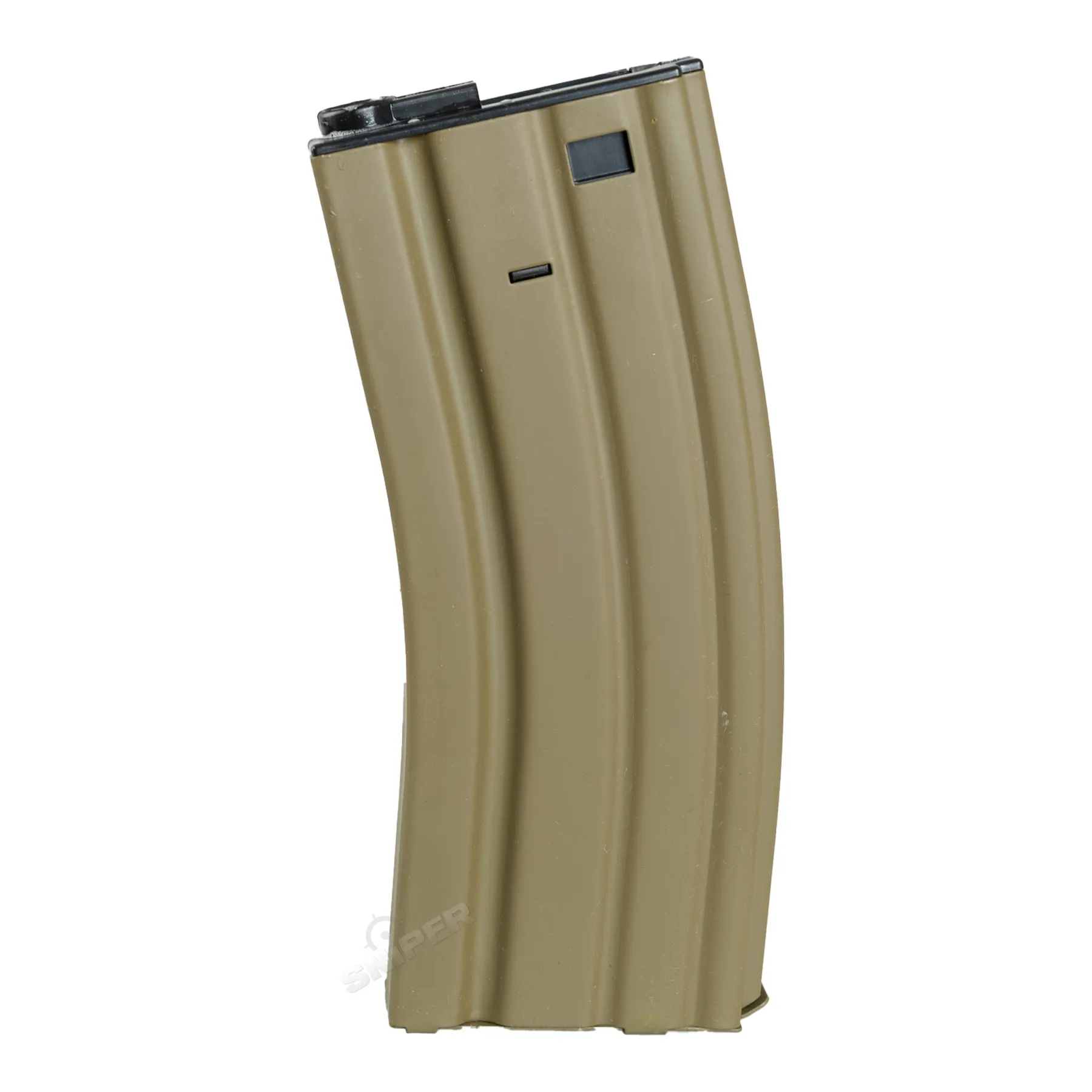 Metall Hi-Cap Magazin 300rds, Tan Metall Hi-Cap Magazin 300rds, Tan
