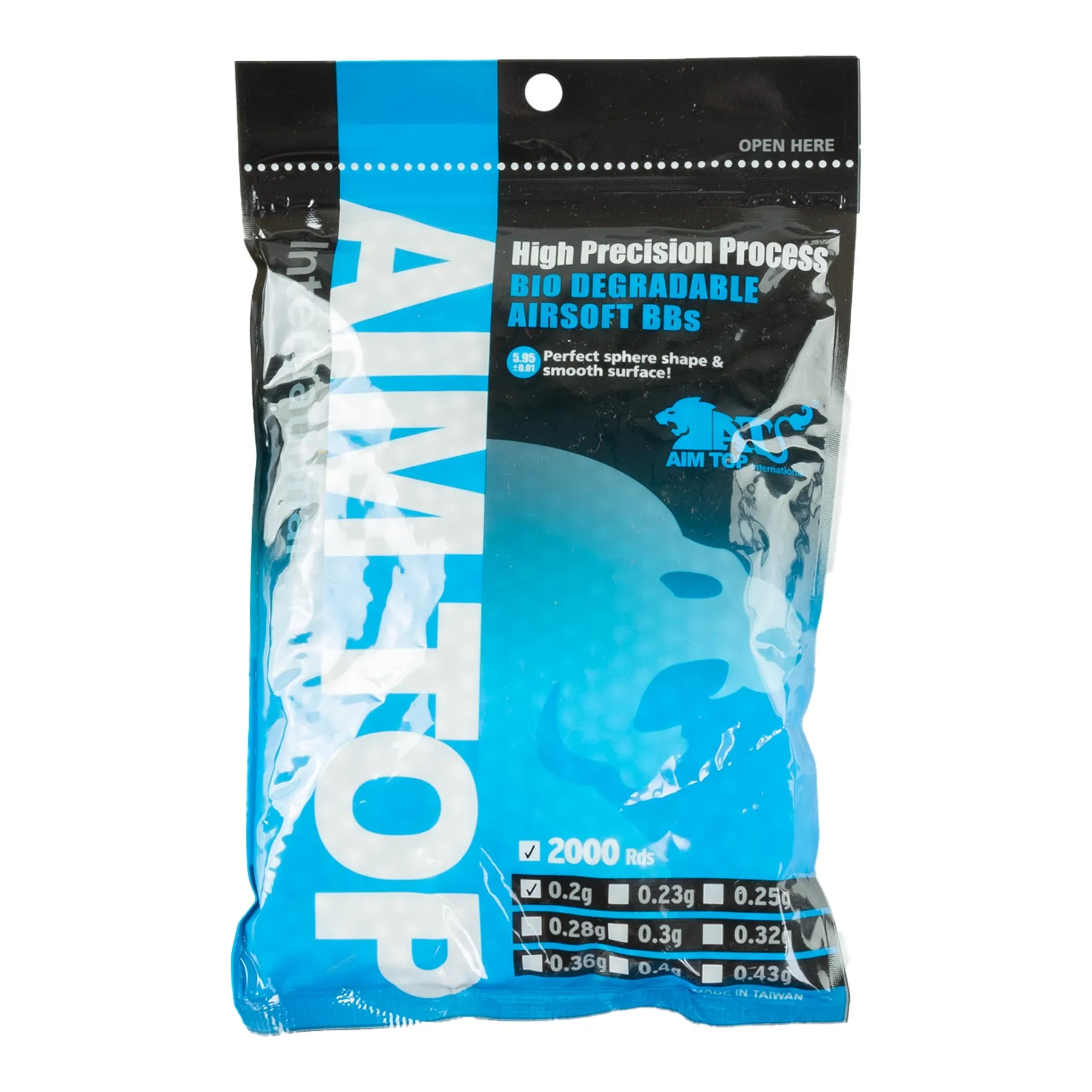 AIM TOP BIO 0.20g BBs, 2000RDS AIM TOP BIO 0.20g BBs, 2000RDS