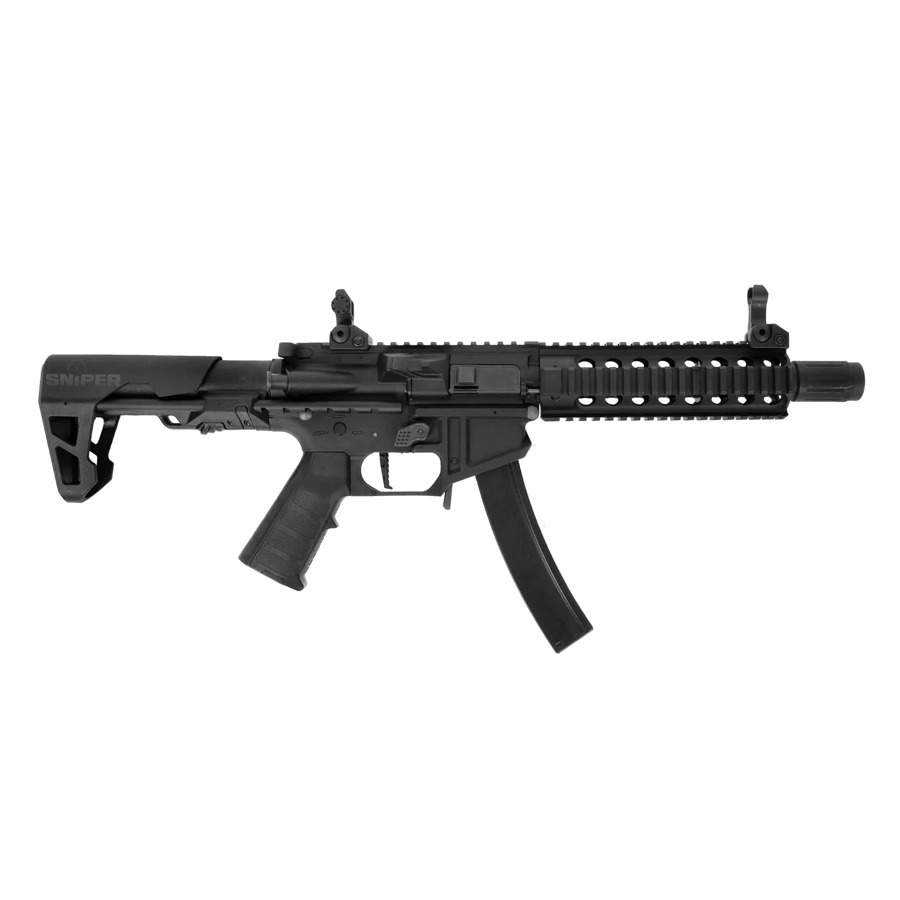 PDW SBR Long, < 0,5 J, Black