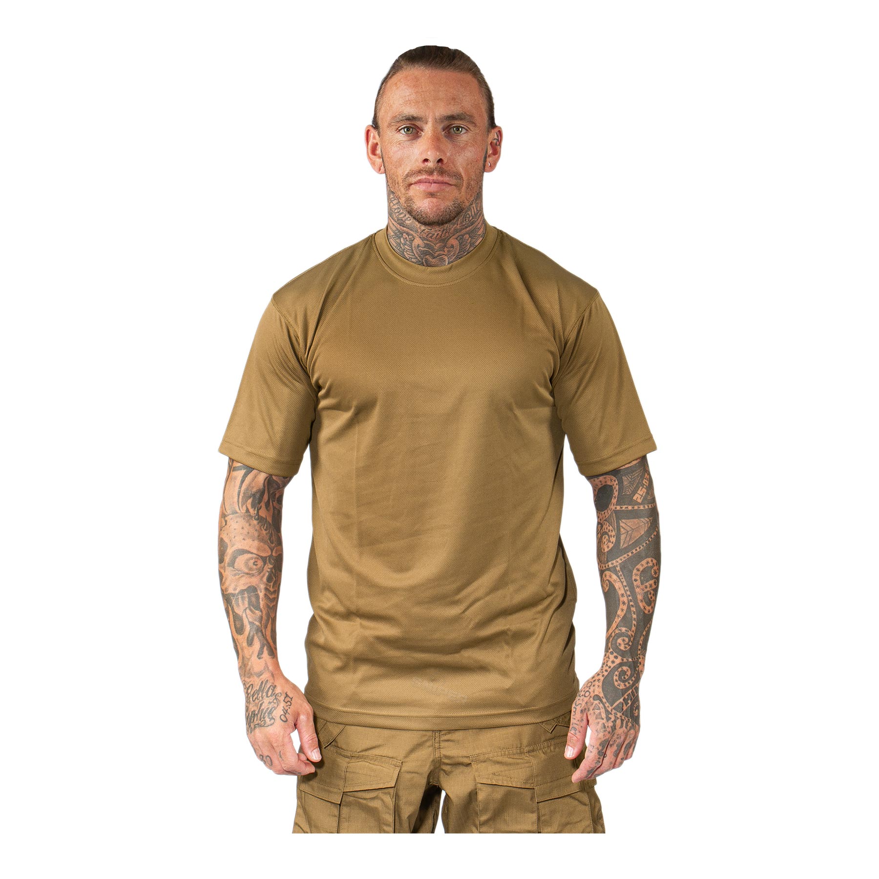 Tactical T-Shirt Quick Dry, Coyote Gr. XL
