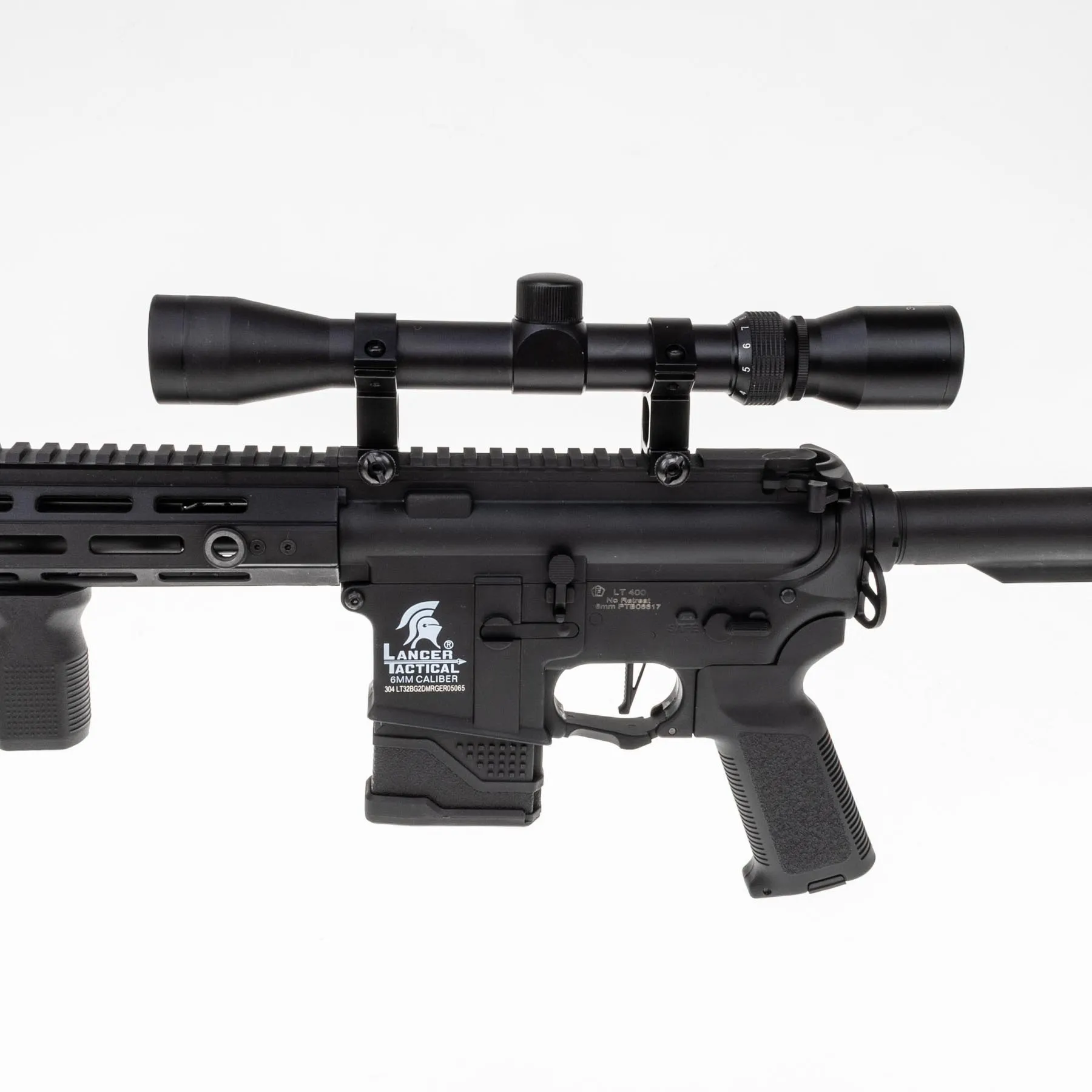 Prep My Airsoft #1 - LT-32 DMR New Version w/ Scope & Bipod (S)AEG, Black