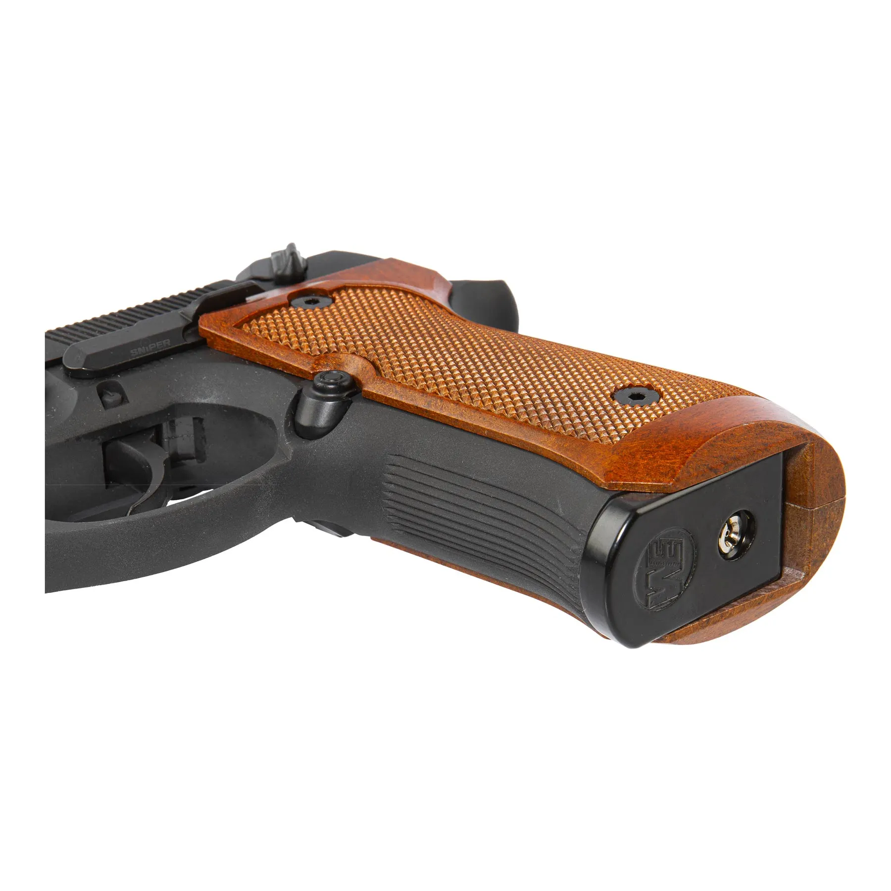 WE M92L Full Metal GBB Softair Pistole, Black