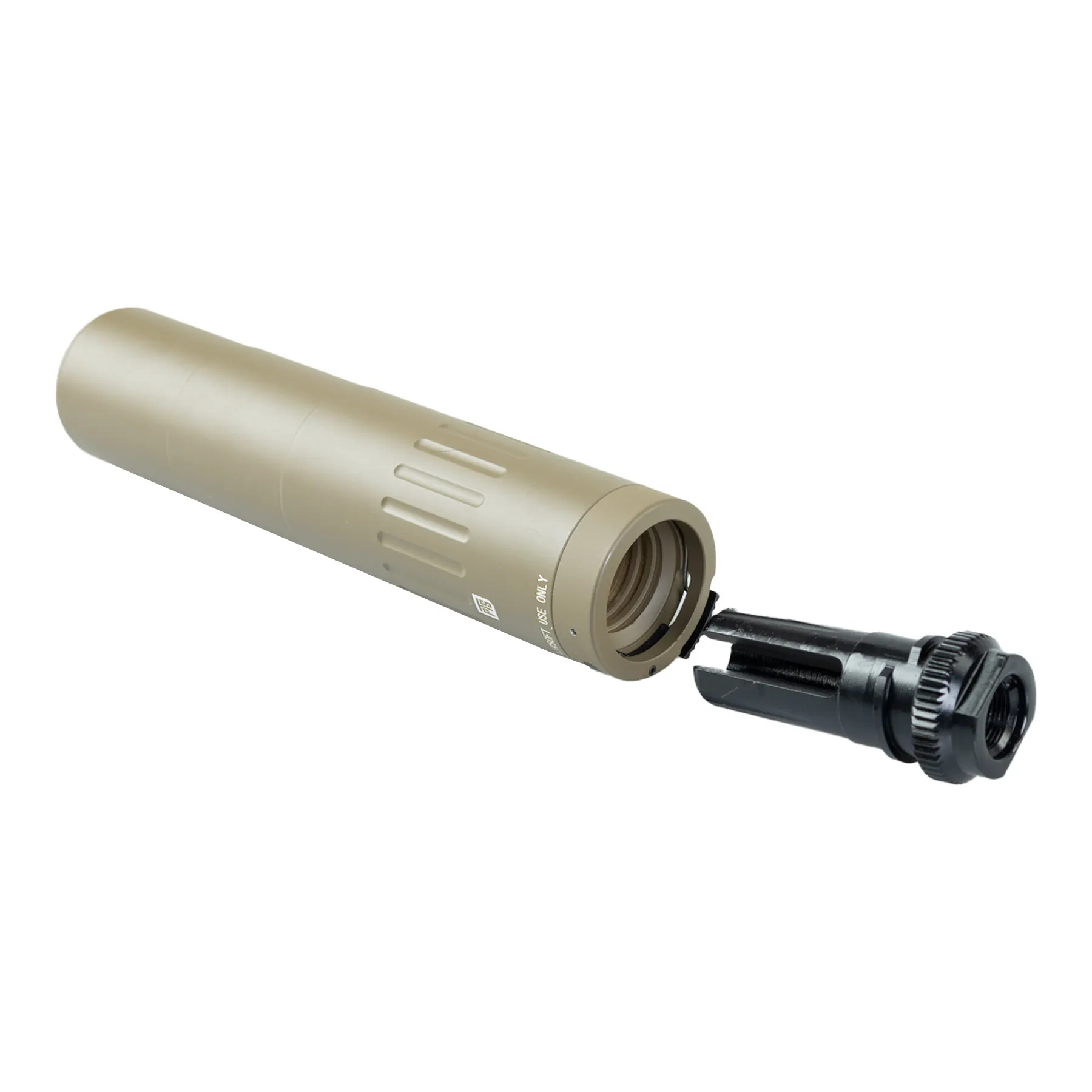 PTS MK18SD Mock Suppressor, Dark Earth