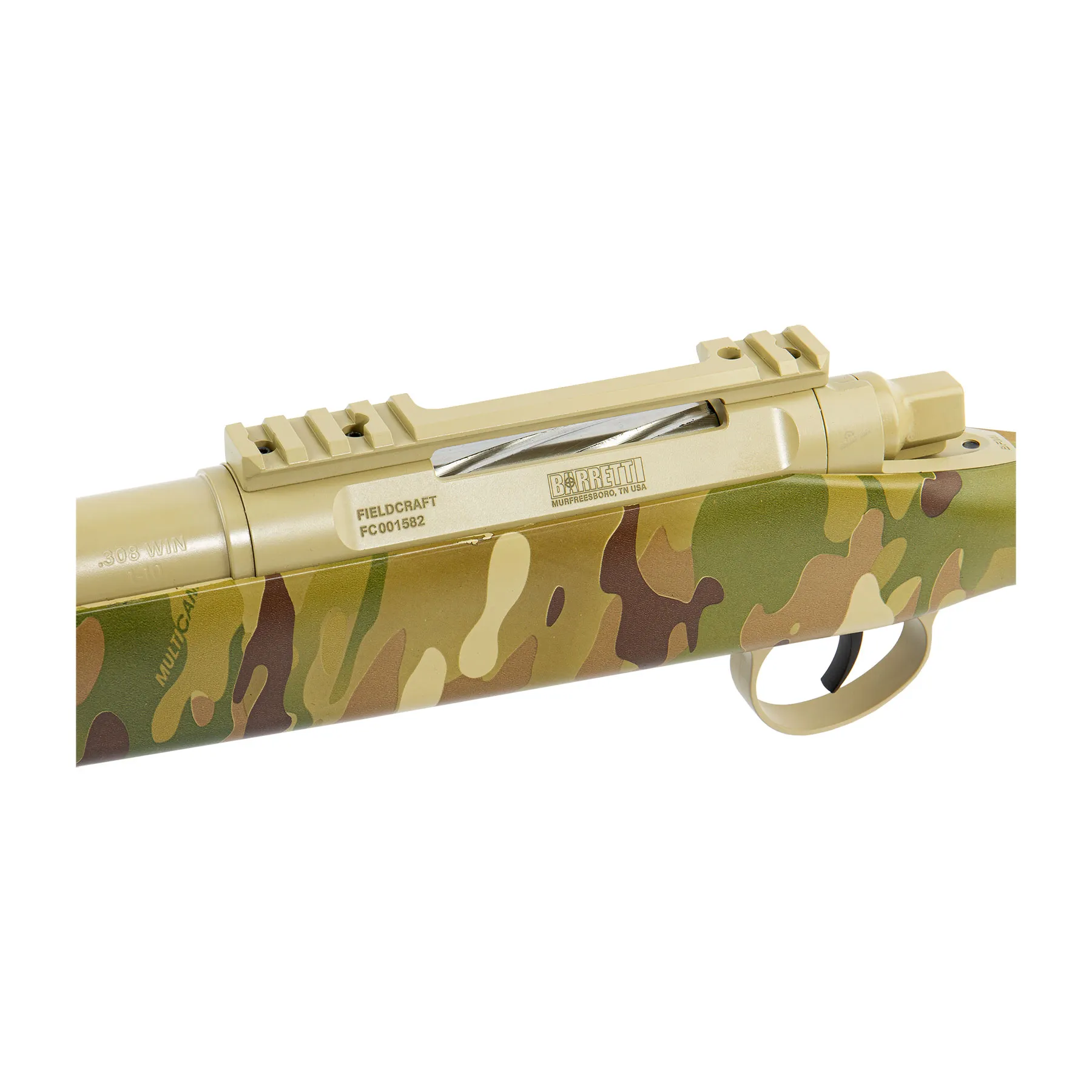 High Power 3,4J Barrett Bolt Action Sniper, Multicam