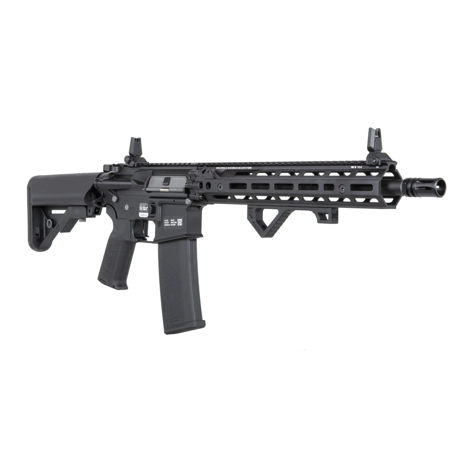 Specna Arms SA-P28 Prime Daniel Defense RIS III 12,5" w/ Aster ETU (S)AEG, Black