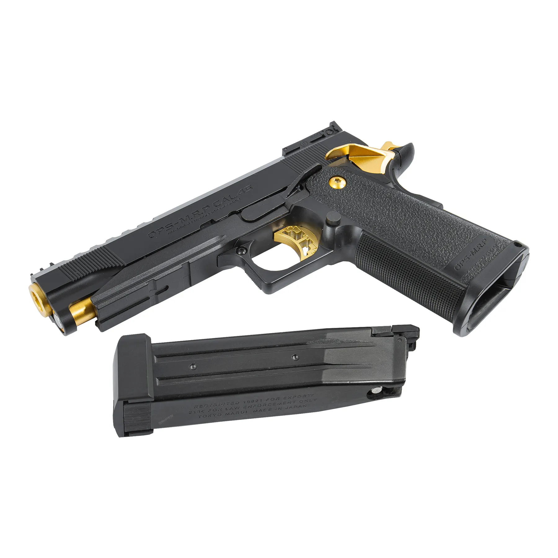 Tokyo Marui Hi-Capa 5.1 Gold Match GBB Softair Pistole