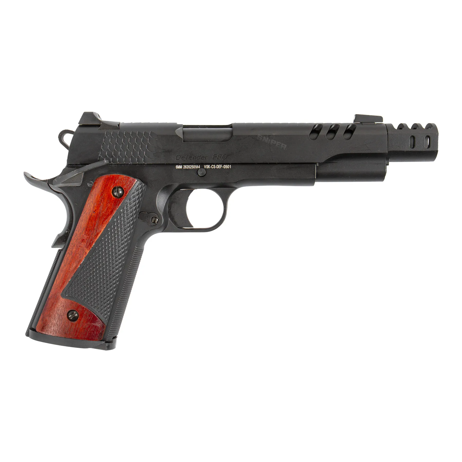 Vorsk CS Defender Pro MEU GBB, Bright Wood, Black