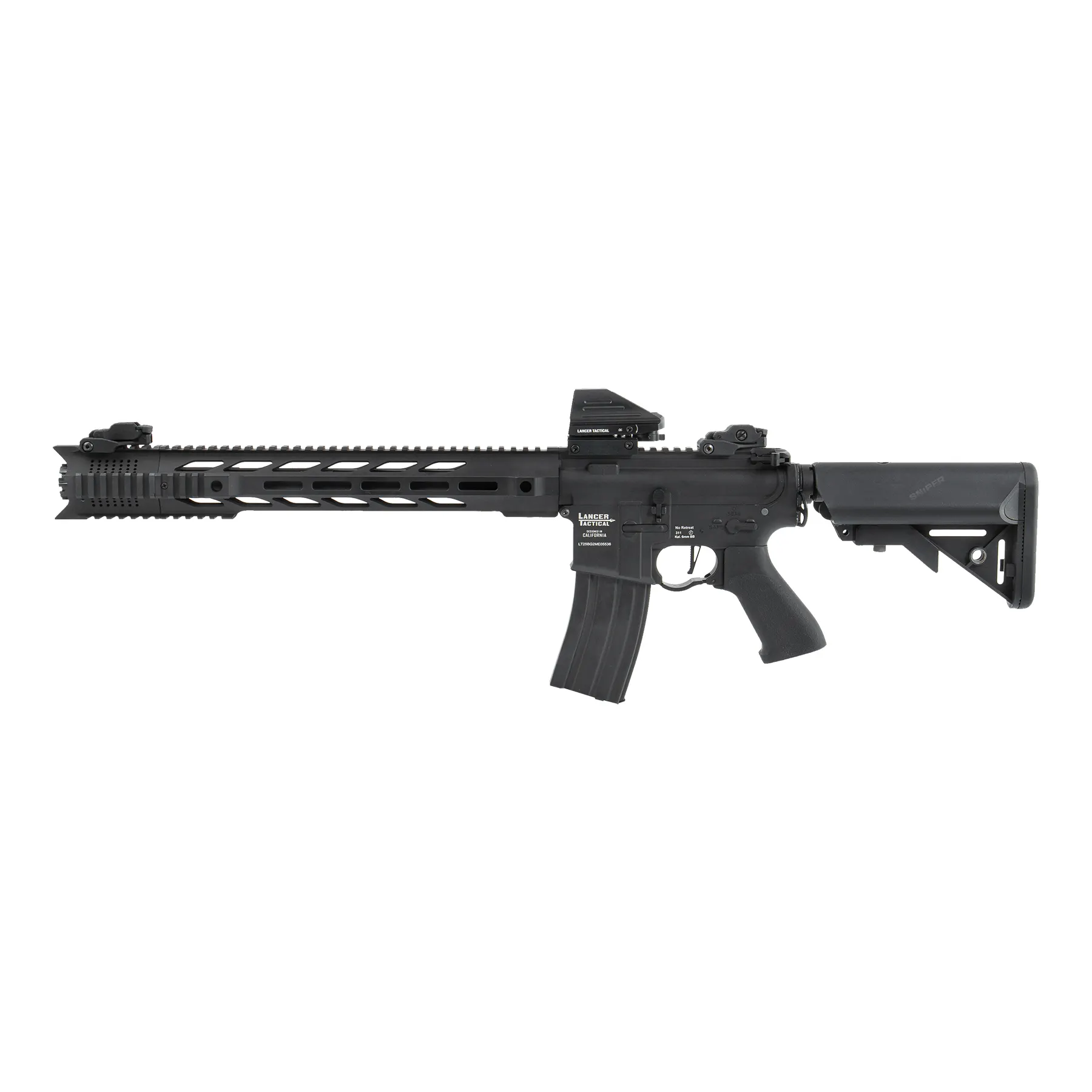 Interceptor Hybrid 10" (S)AEG w/ Reflex Sight, Black