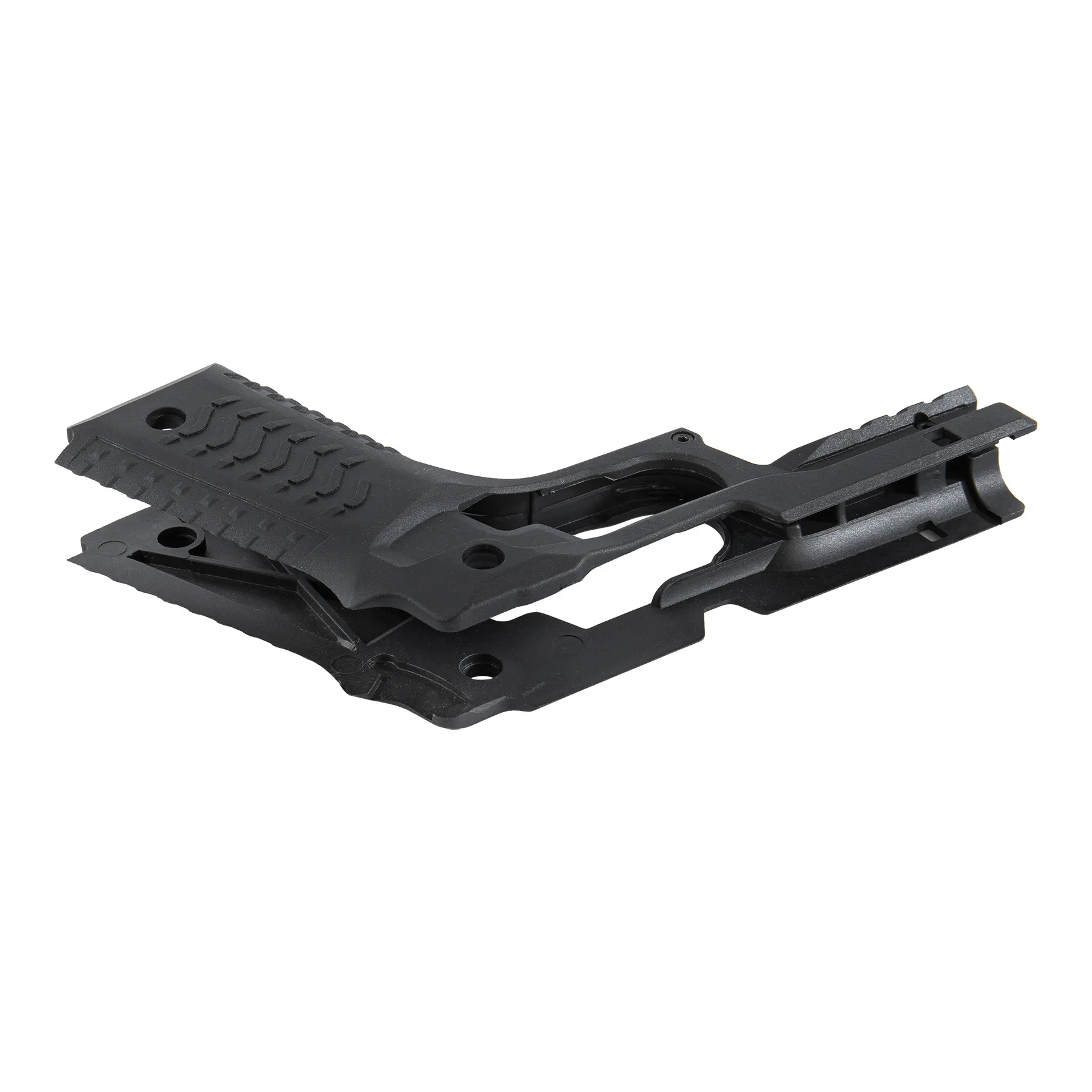 Lower Frame Cover Railed, Black