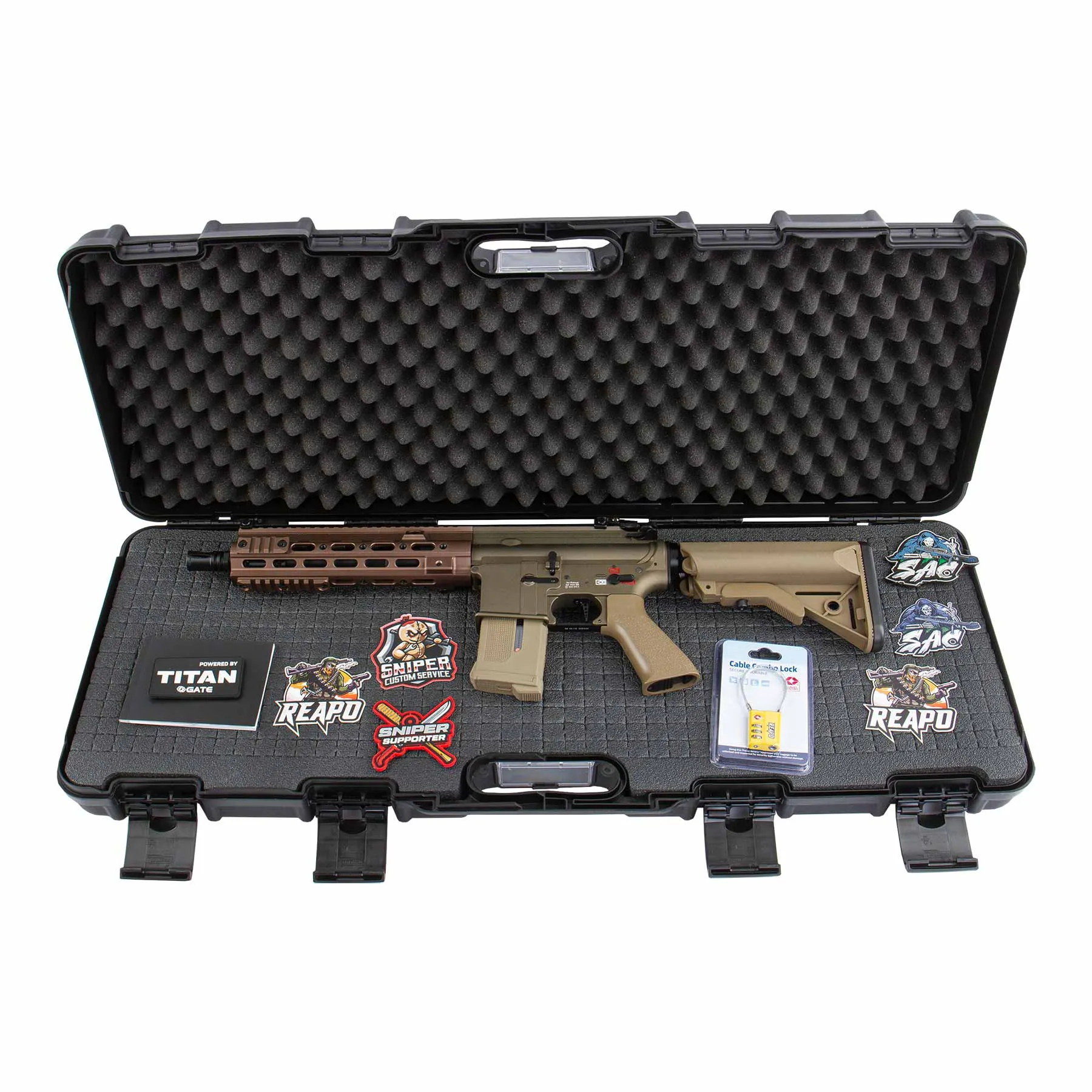 SAC 16 Custom M4 10" Gate Titan version, tan