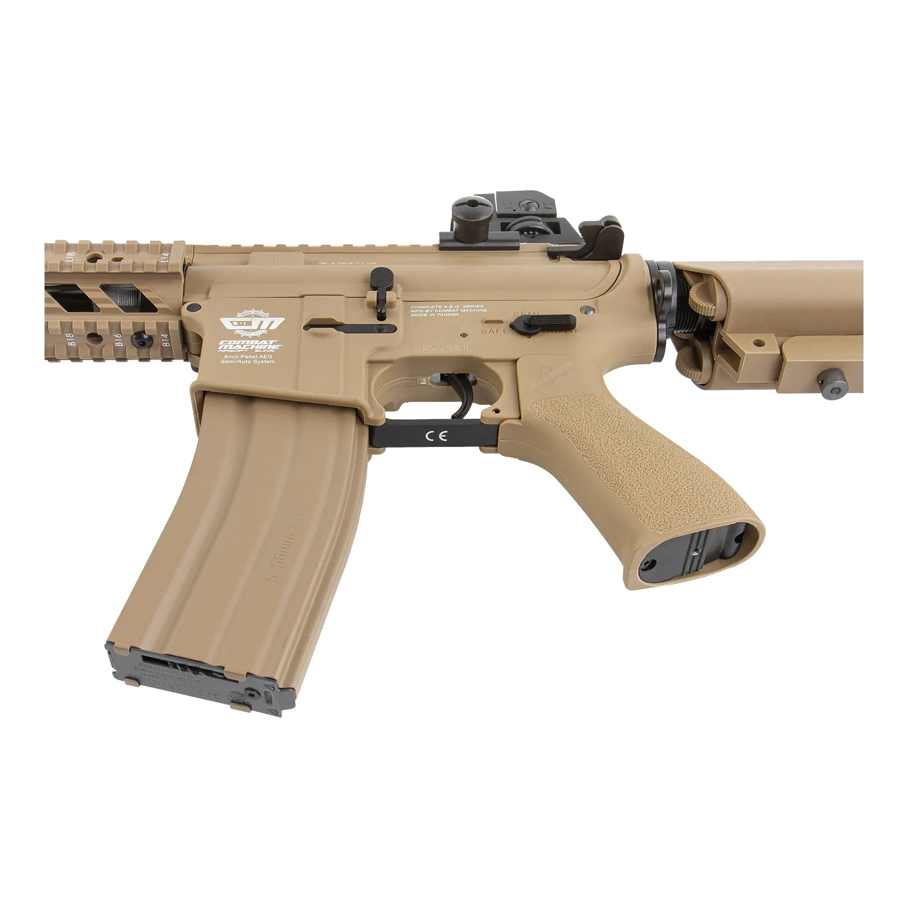 CM16 Raider, Desert < 0,5 Joule, AEG Softair Gewehr