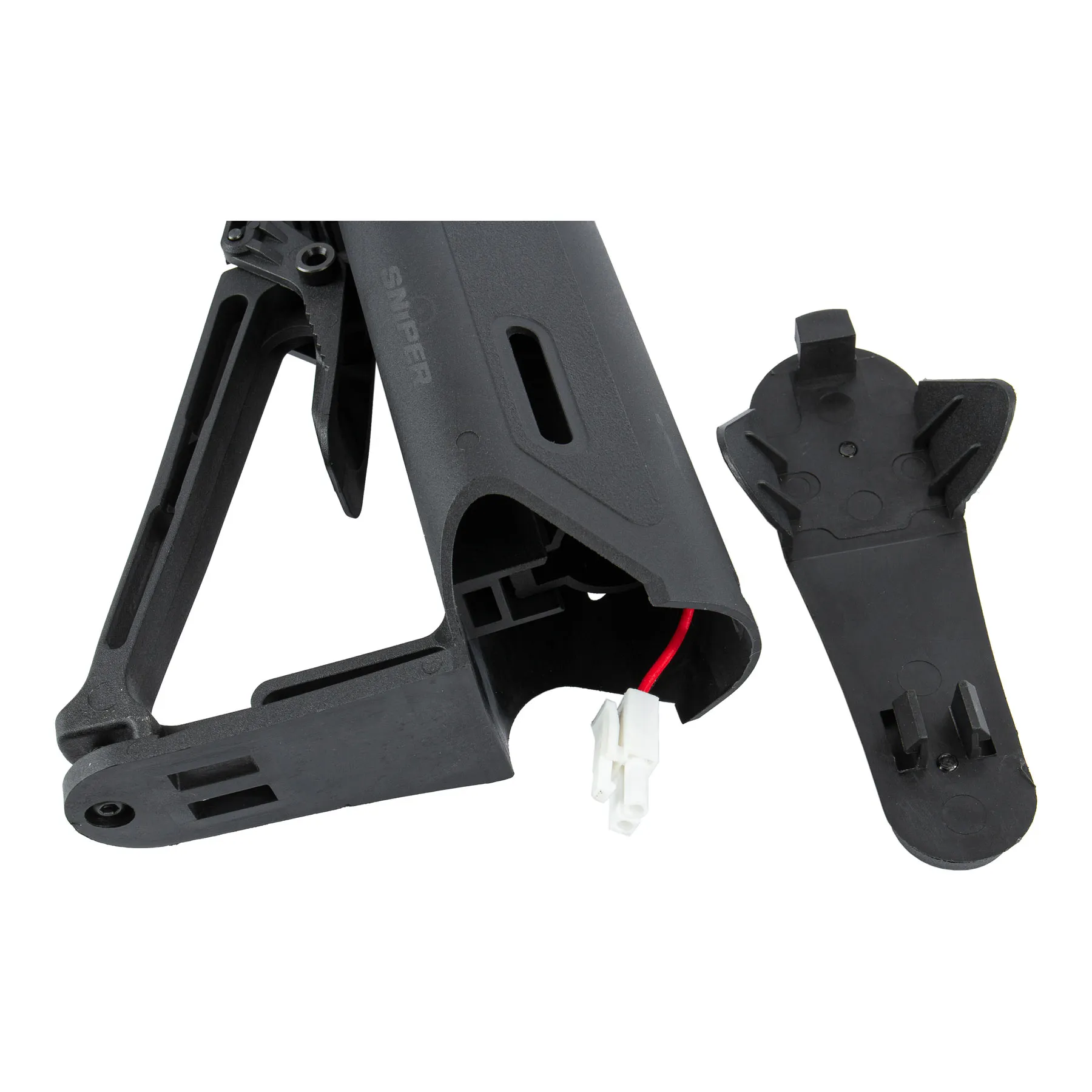 Whiskey ASL+ Hi-Velocity AEG < 0,5 Joule Softair Gewehr, Black